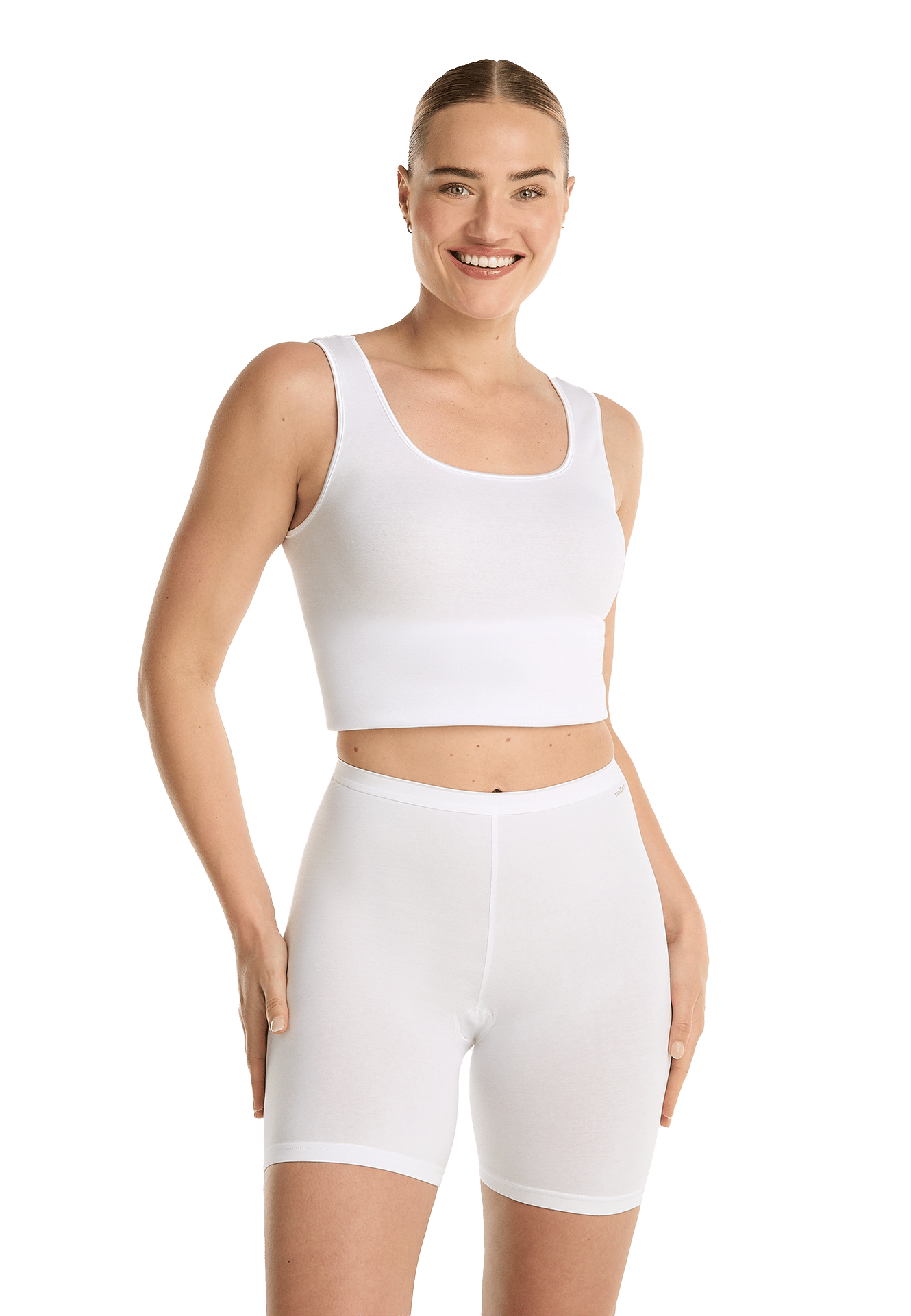2-pack dames Pants (Lange shorts) 32285 - Broekje onder jurk - Onderbroek lange pijpjes - ondergoed dames - Anti schuur broekje