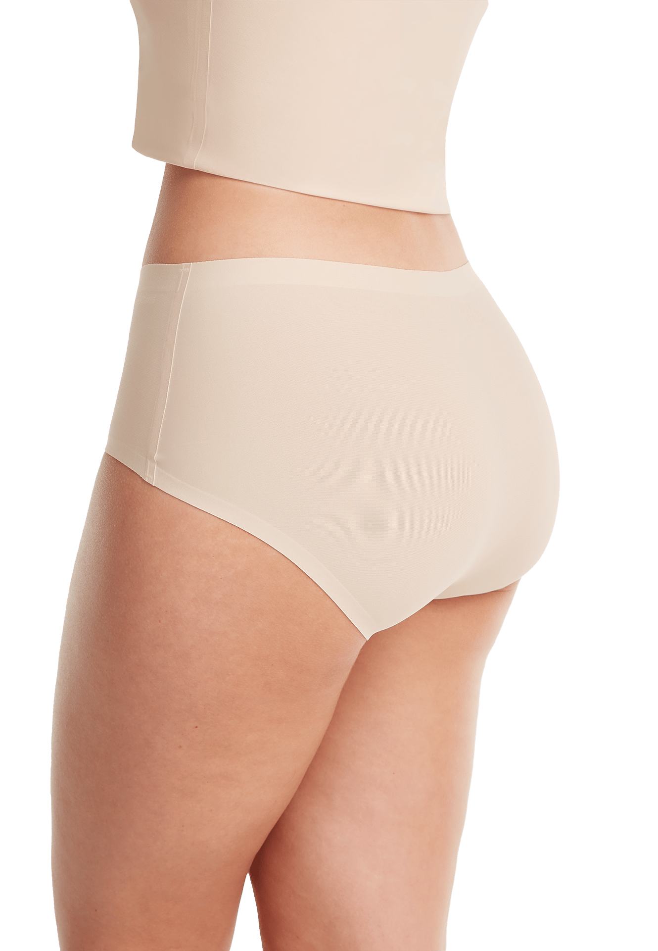 Secrets Midi Slip dames heup slip naadloos Invisible dames onderbroek onzichtbaar katoenen kruisje