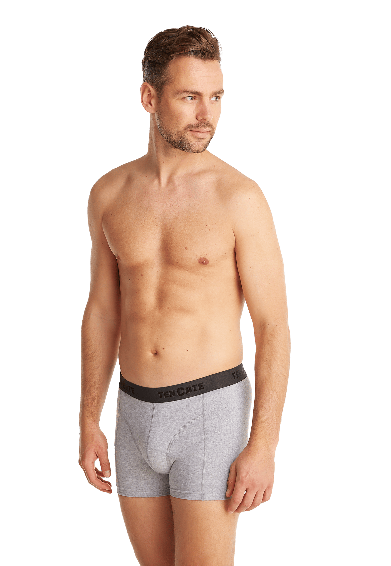 2-Pack Basics Heren Shorty - 32321 - Comfortabele Heren boxershorts - Heren onderbroeken - Zwart, donkerblauw, grijs