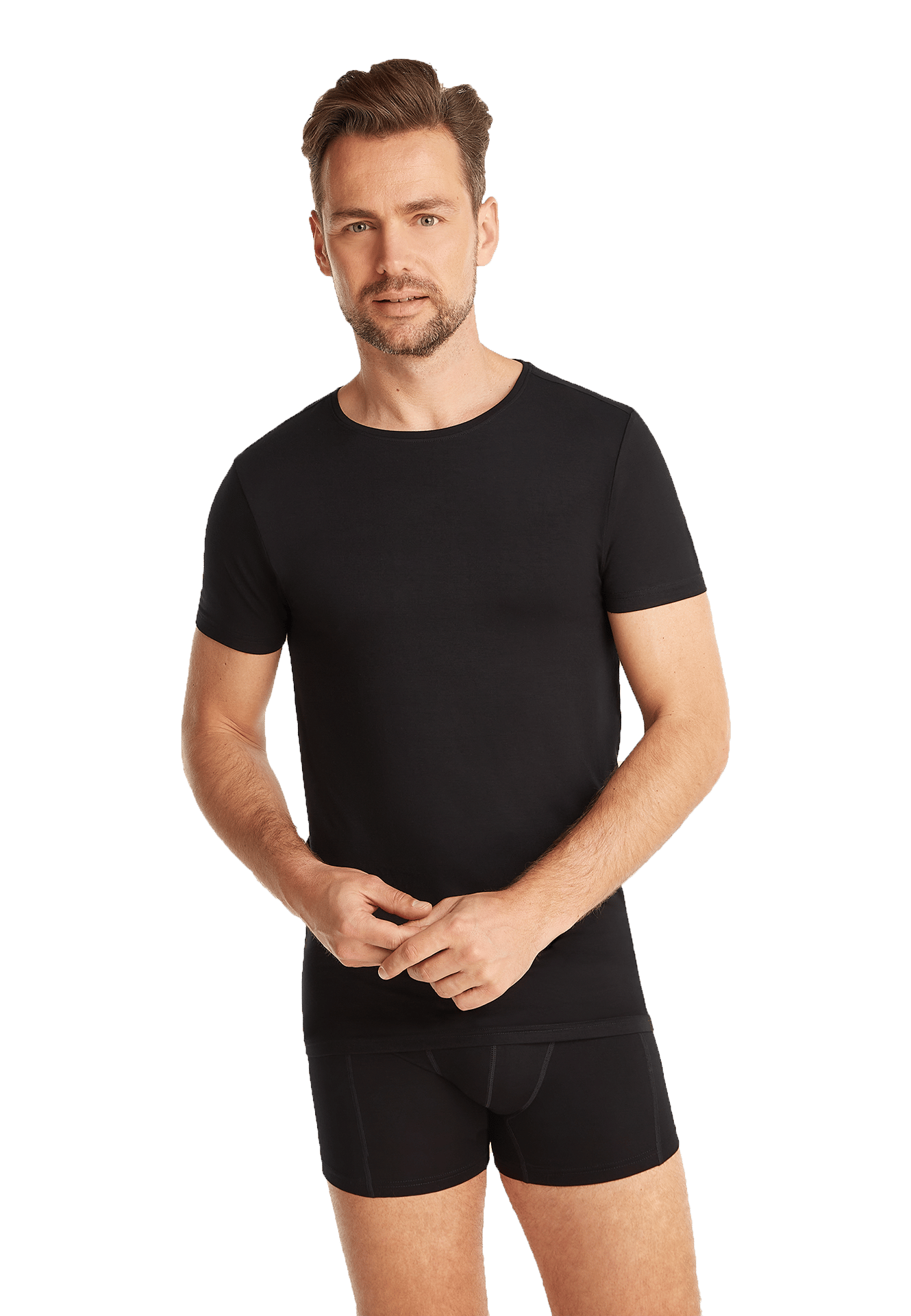 T-shirt zwart maat 2XL