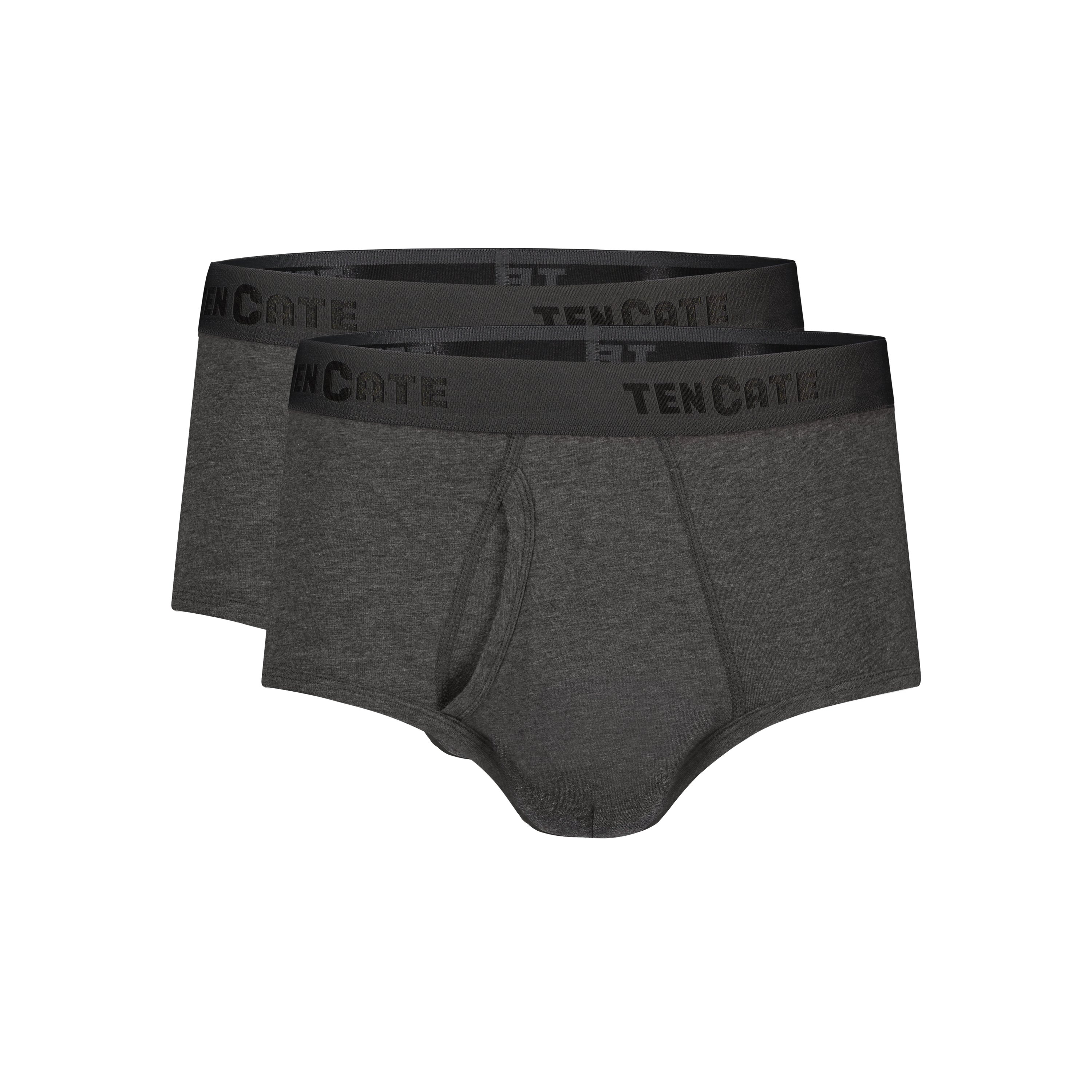 2 Pack Classic slip heren met gulp 32320 Heren ondergoed met sluiting Biologisch katoen
