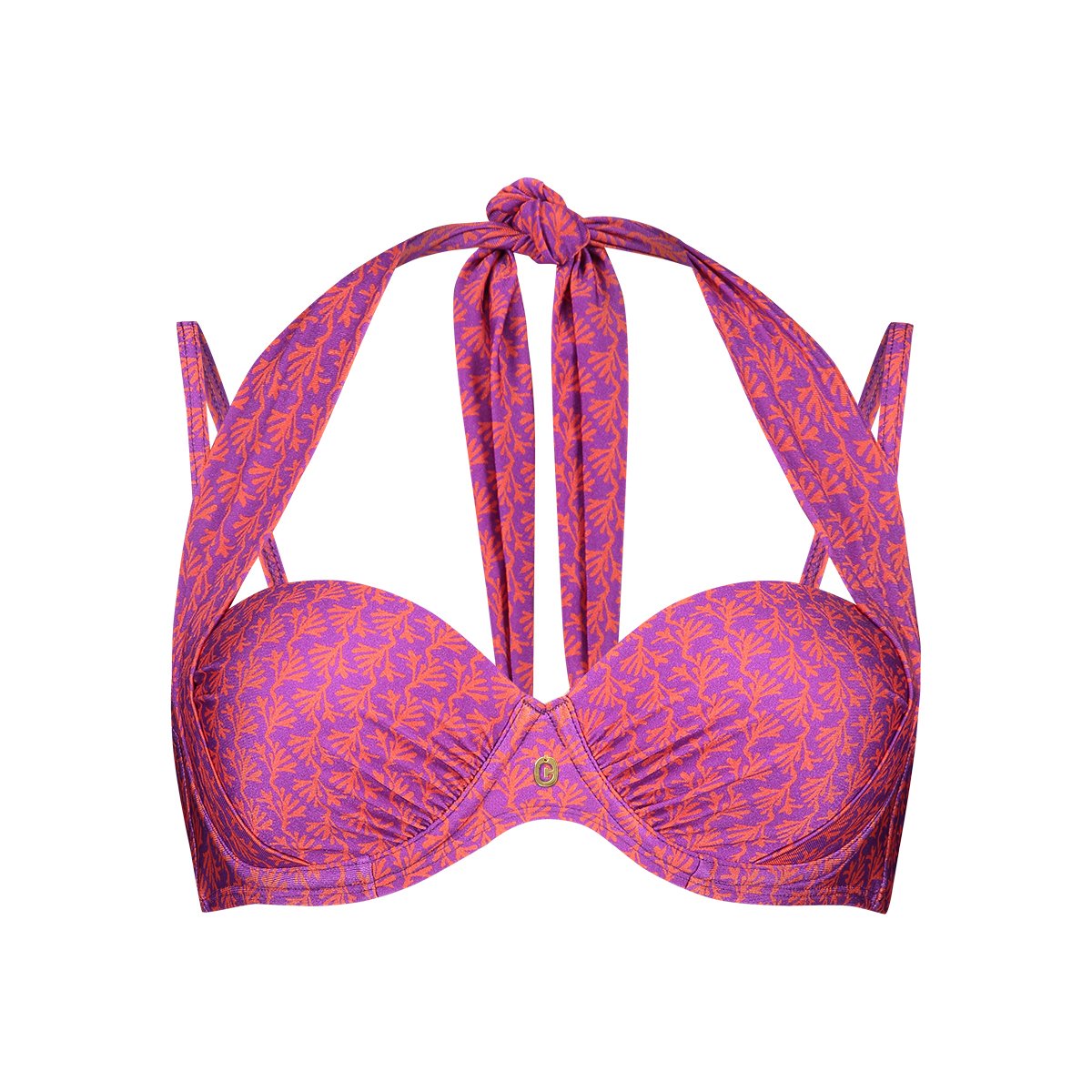 multiway bikini top coral maat 36B (70B)