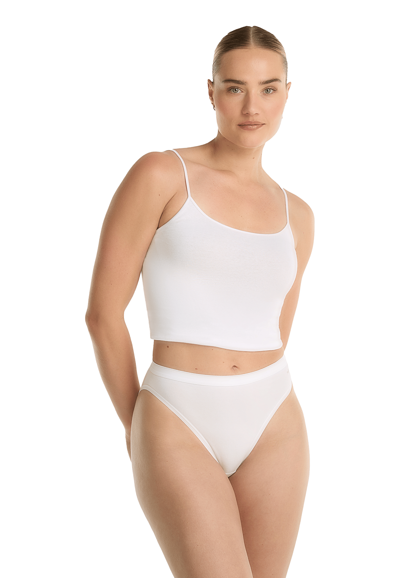 Ondergoed 2 Pack dames Rio slip 32282 Hoog opgesneden dames slip Biologisch katoen