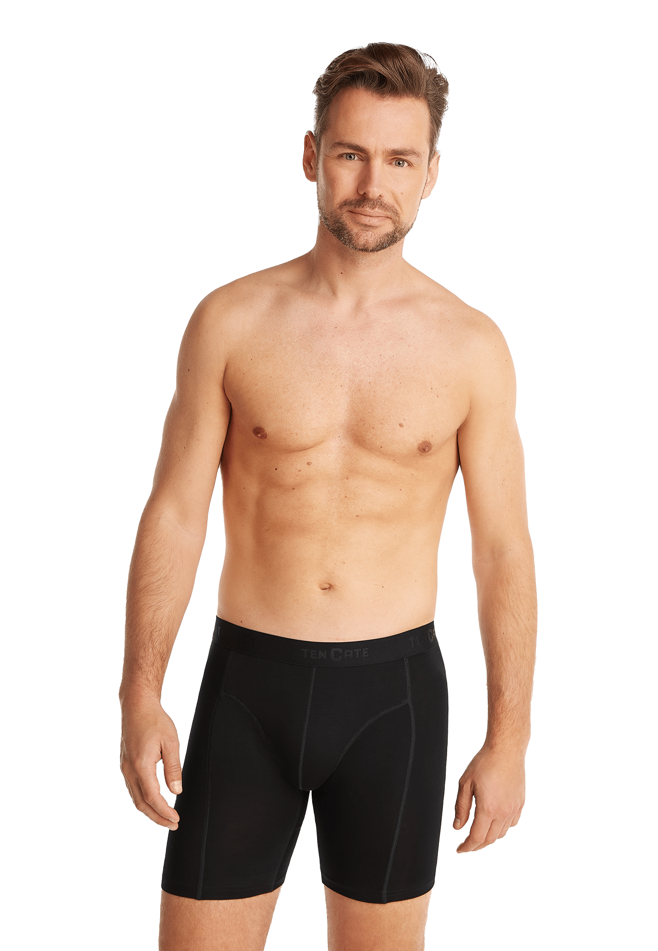 4 Pack Bamboe Heren Long boxershorts 32389 Mannen onderbroek met lange pijpjes Tegen schurende benen