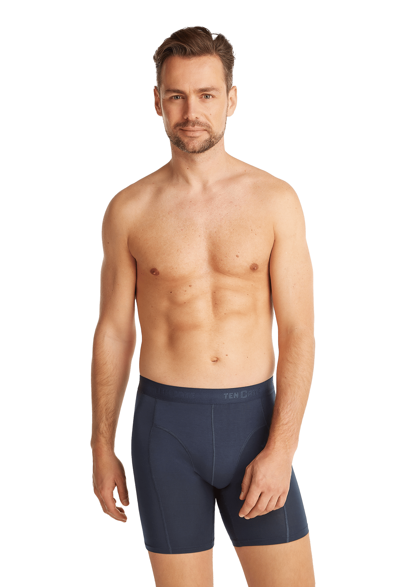 Ten Cate 4 Pack Bamboe Heren Long boxershorts 32389 Mannen onderbroek met lange pijpjes Tegen schurende benen