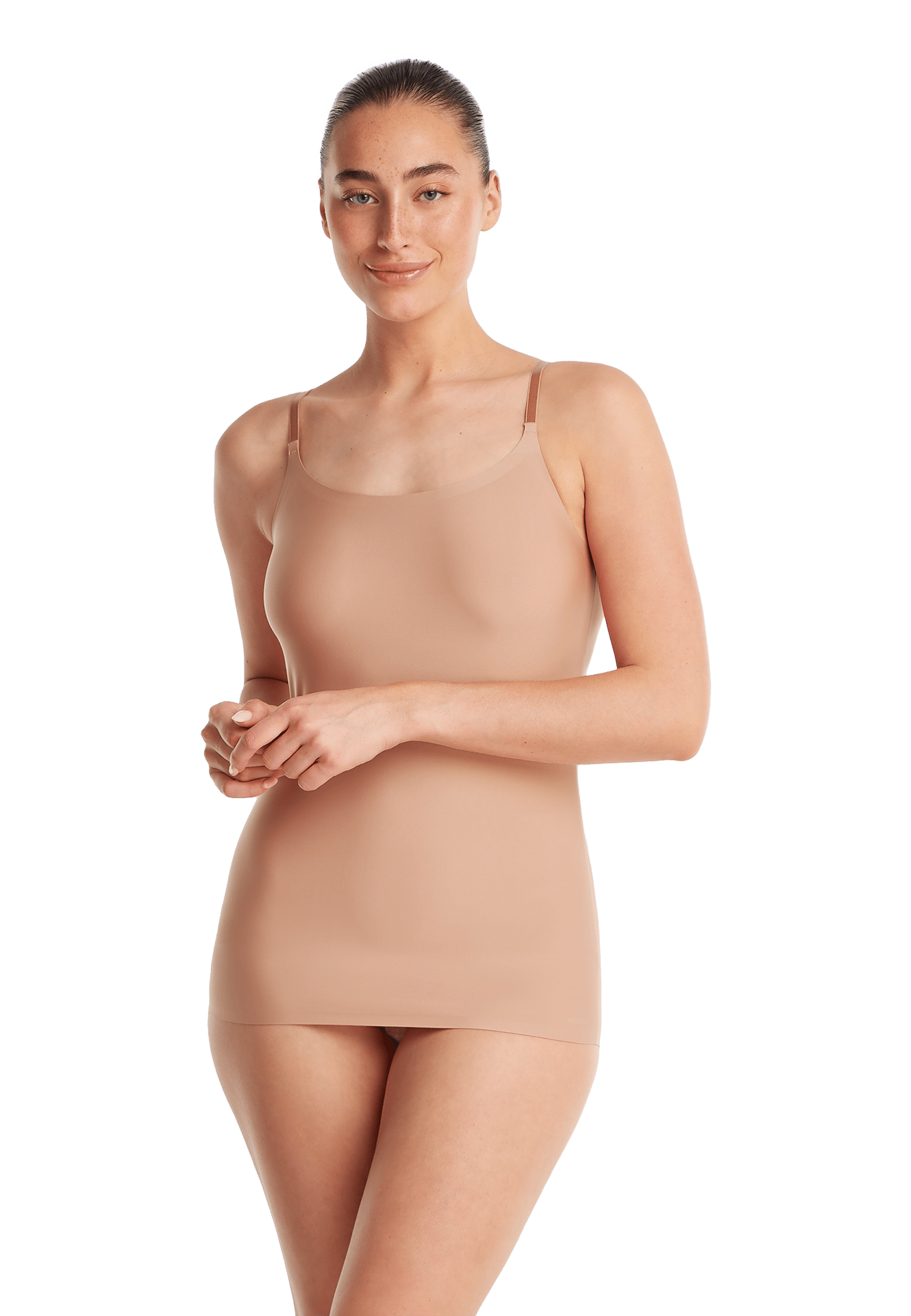 30249 Secrets spaghetti hemd naadloos Onderhemd Seamless singlet