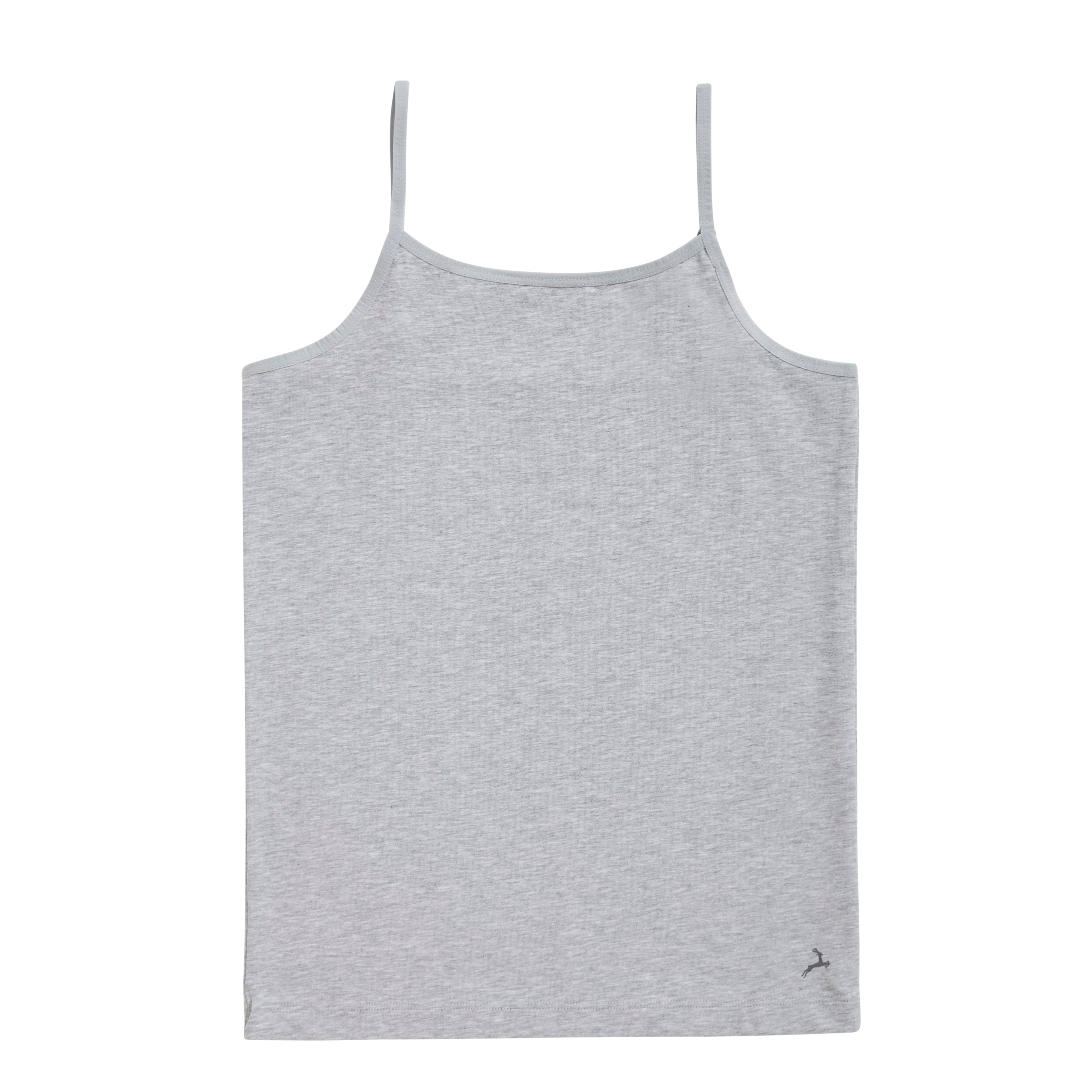 spaghetti top grey melange maat 110/116