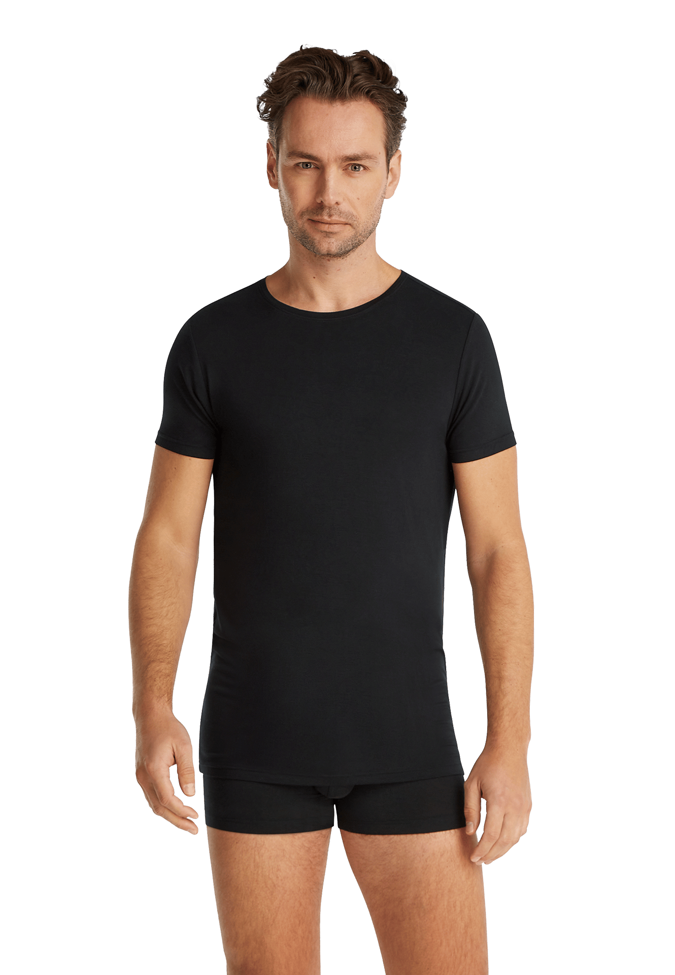 T-shirt zwart maat 2XL