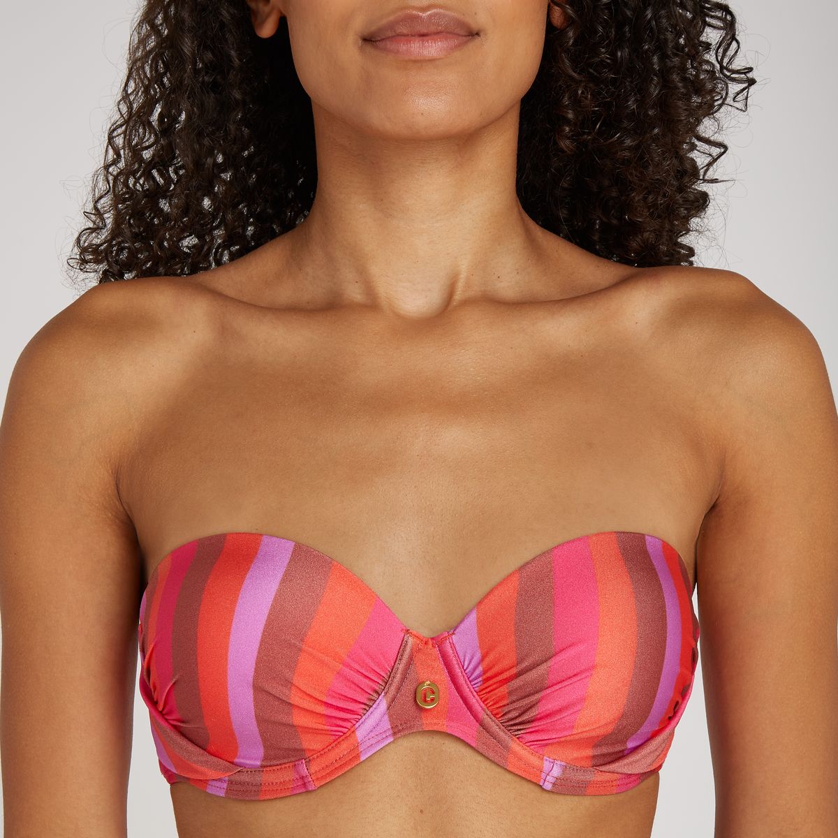 multiway bikini top shiny wave