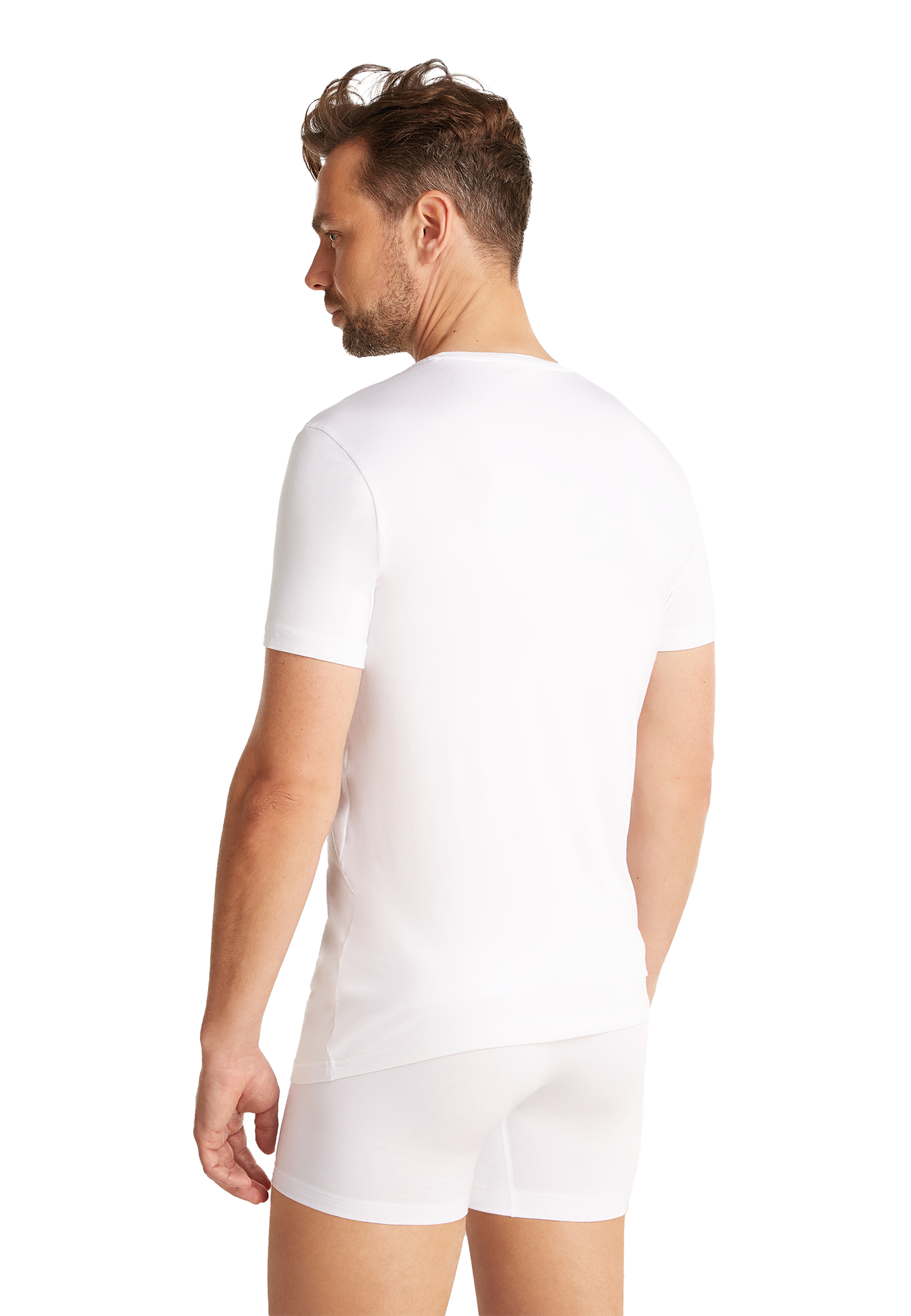 T-shirt v-hals wit T-shirt v-hals wit