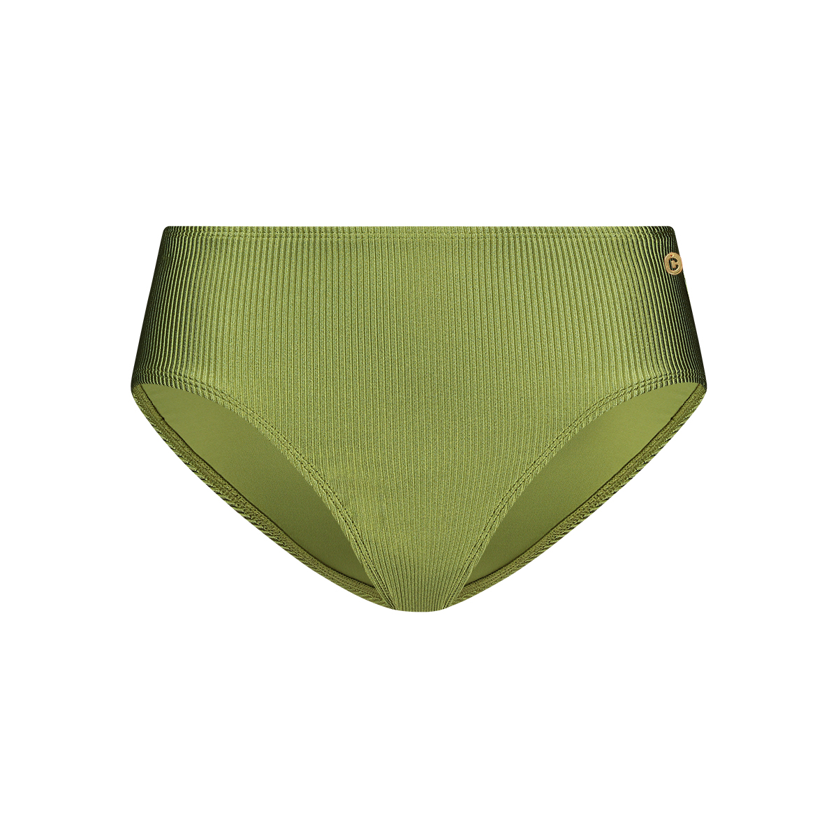 Bikini bottom midi shiny green Bikini bottom midi shiny green