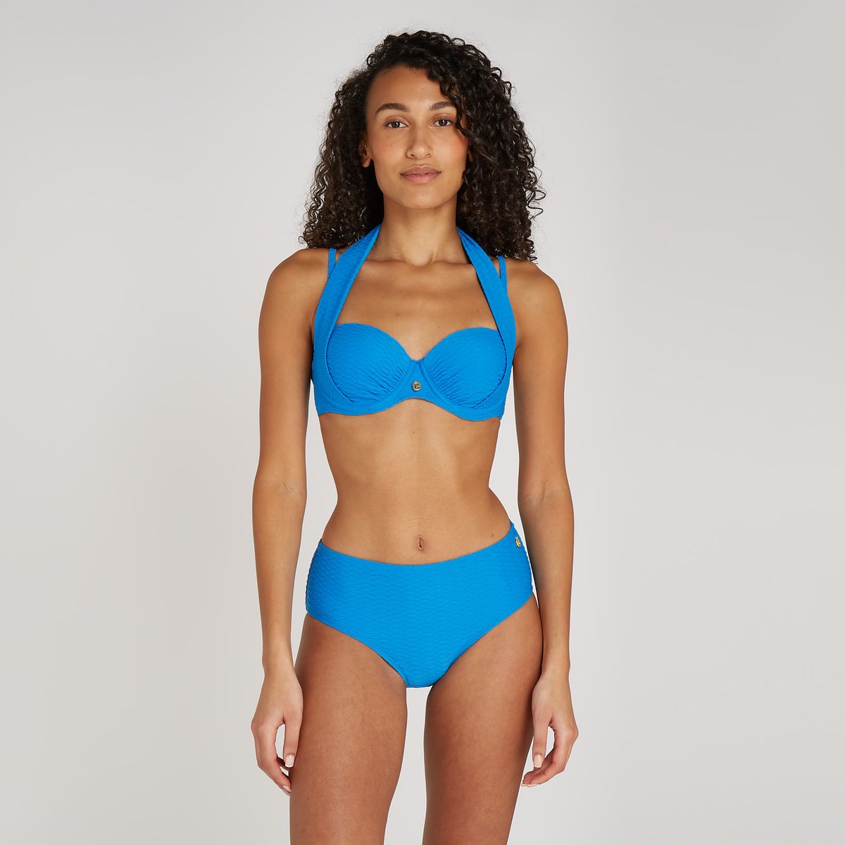 multiway bikini top blue snake