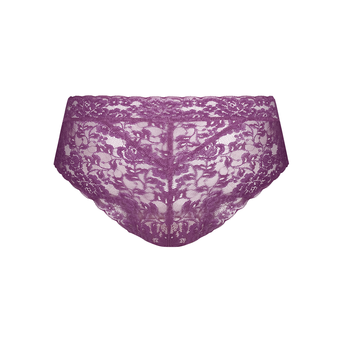 hipster met kant purple orchid 
