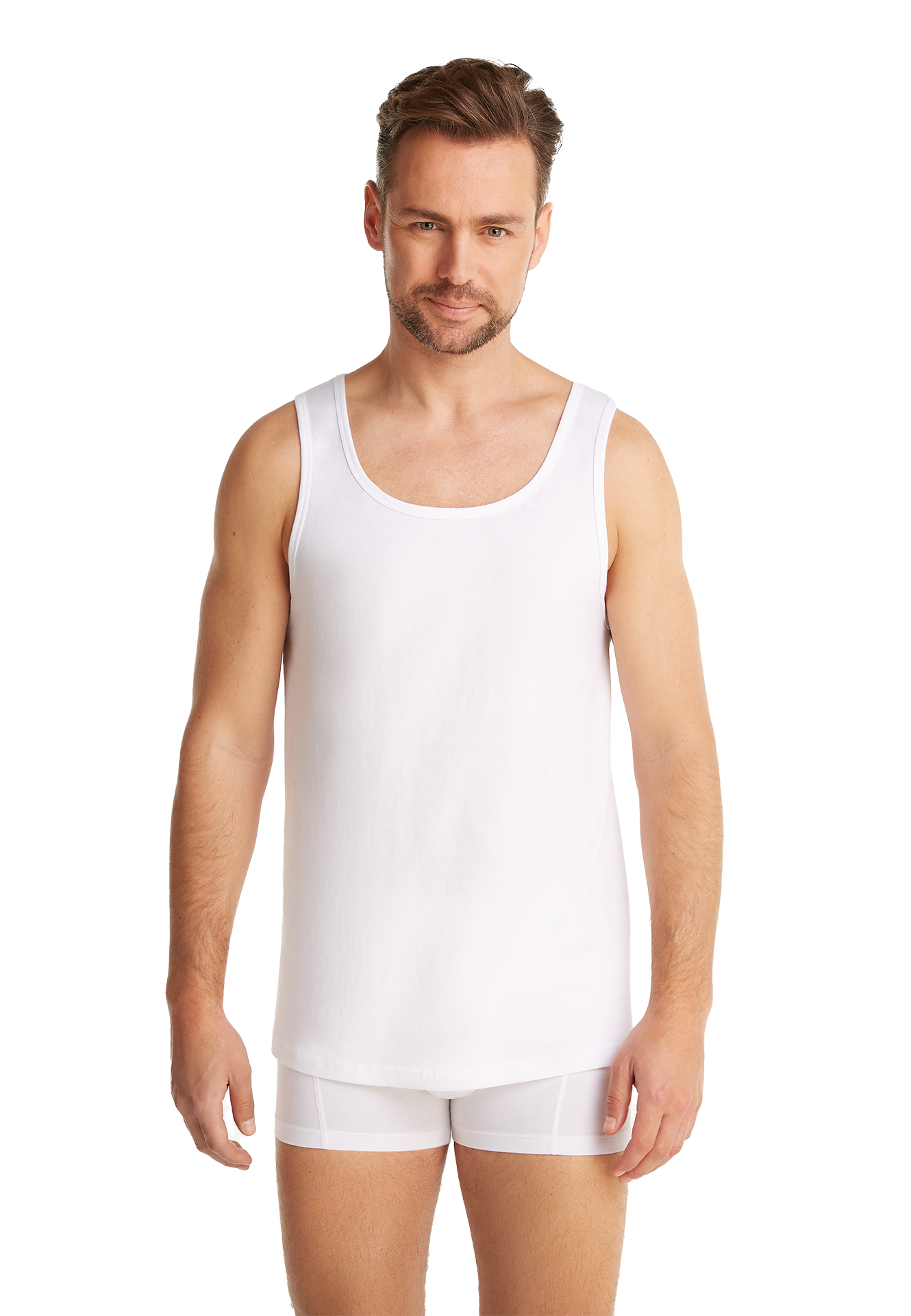 singlet wit 2 pack
