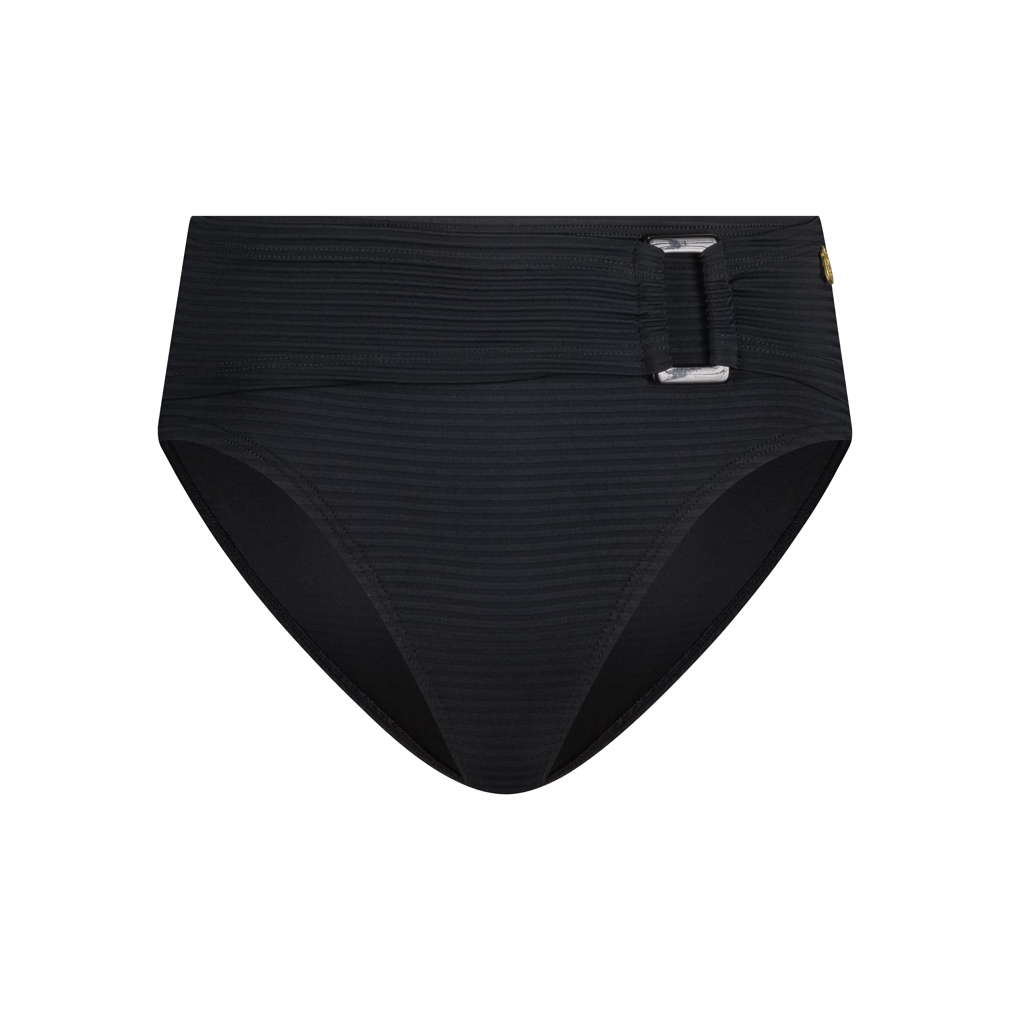 Buckle bikini bottom zwart 