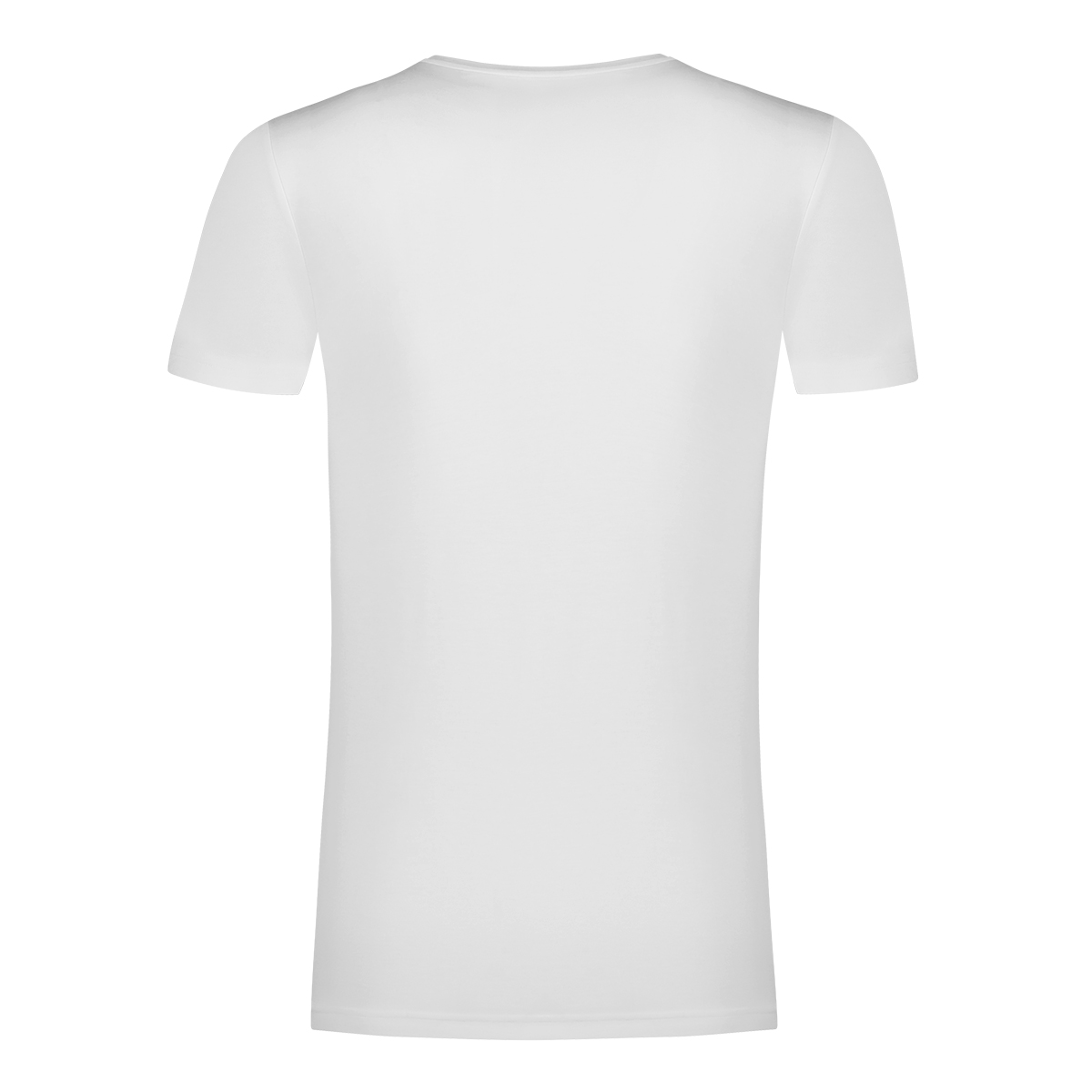 T-shirt v-hals wit