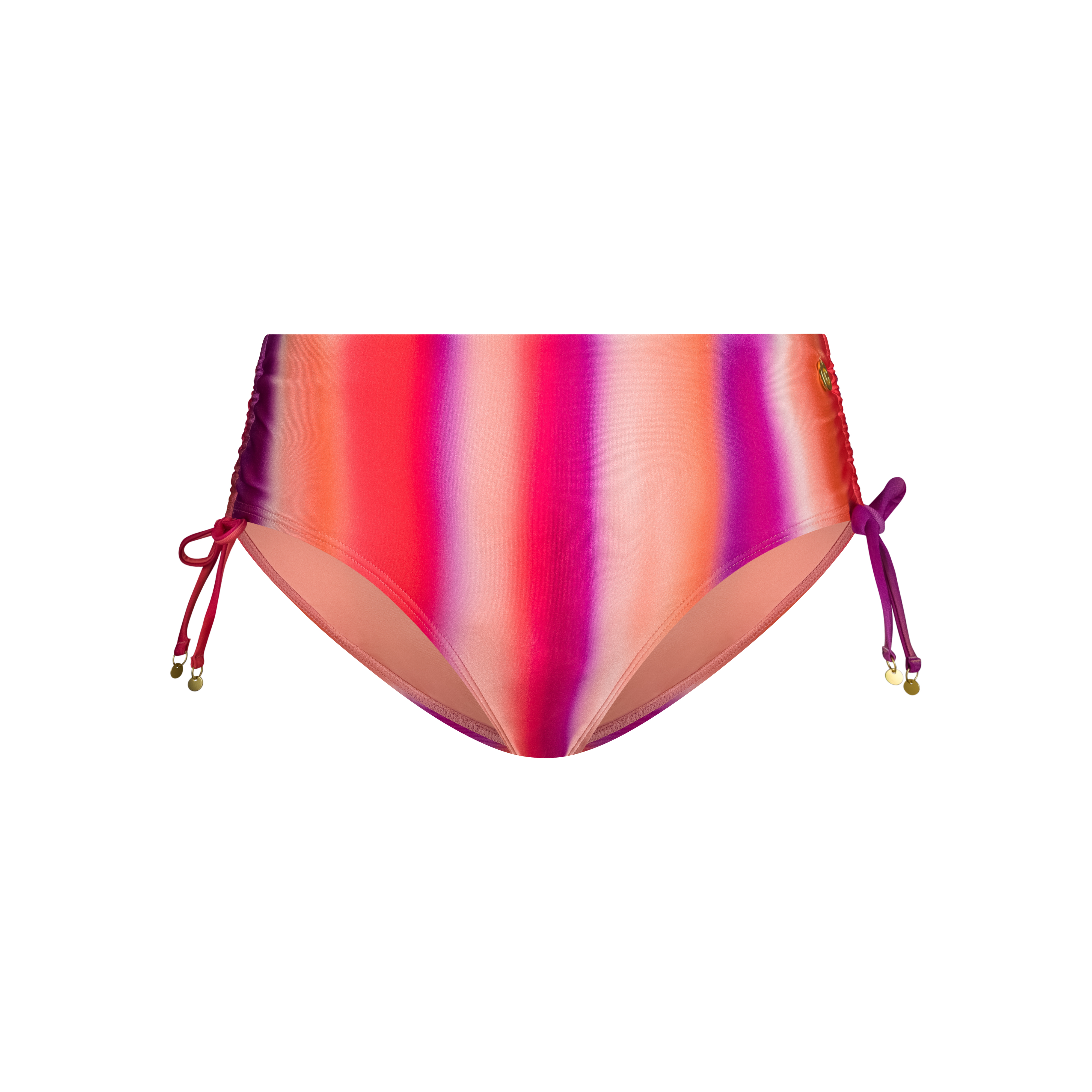 Midi bow bikini bottom gradient 