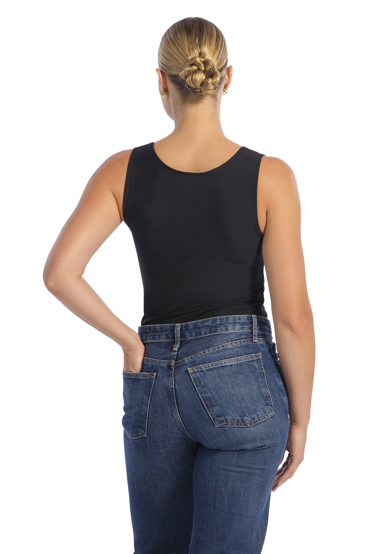 Singlet double layer zwart 