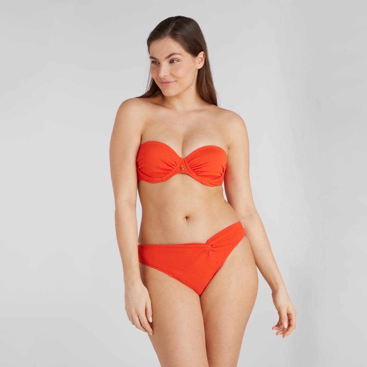 multiway bikini top summer red relief
