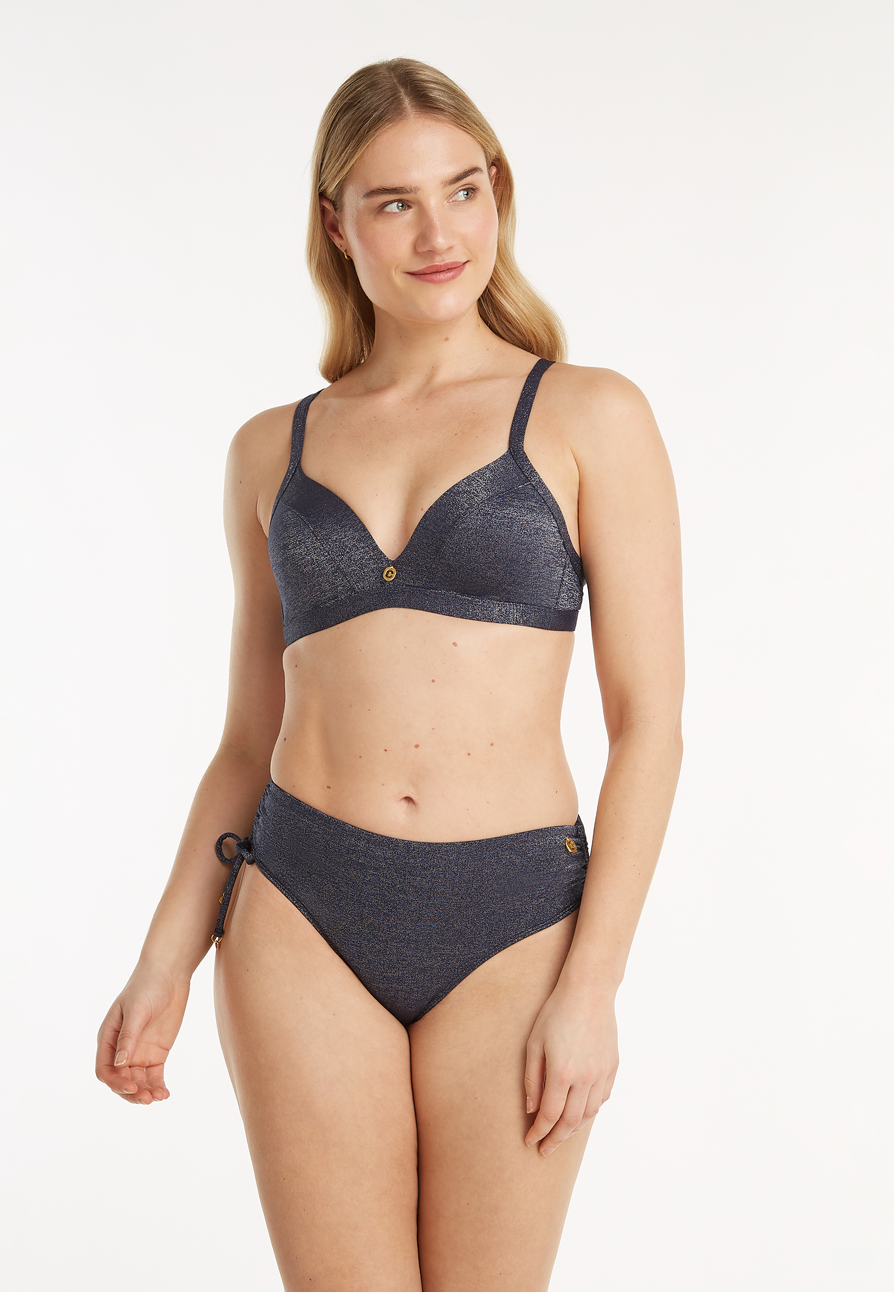 Triangle bikini top royal blue 