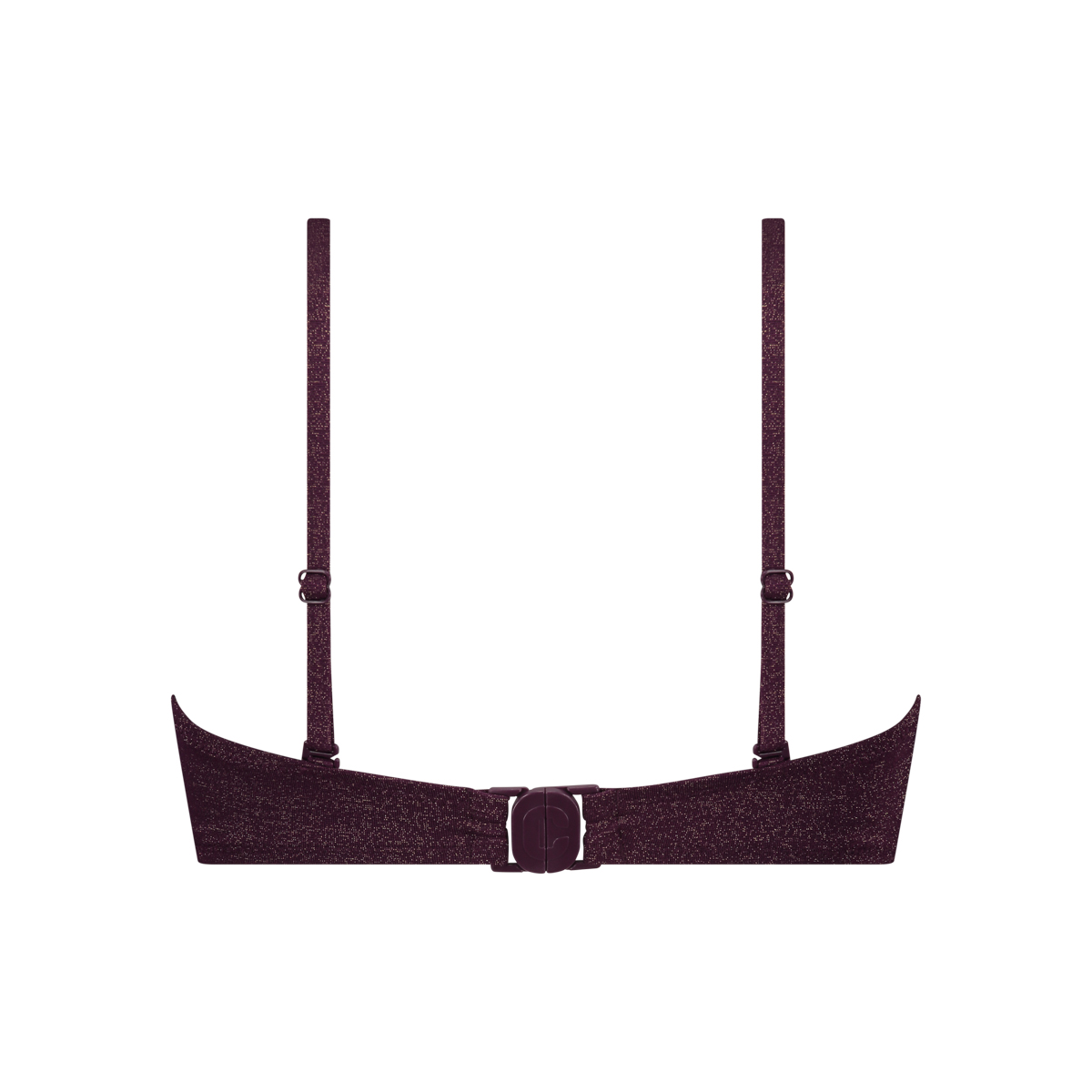 Bandeau bikini wine red