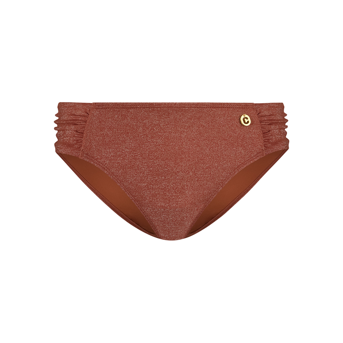 Sash bikini bottom warm caramel 