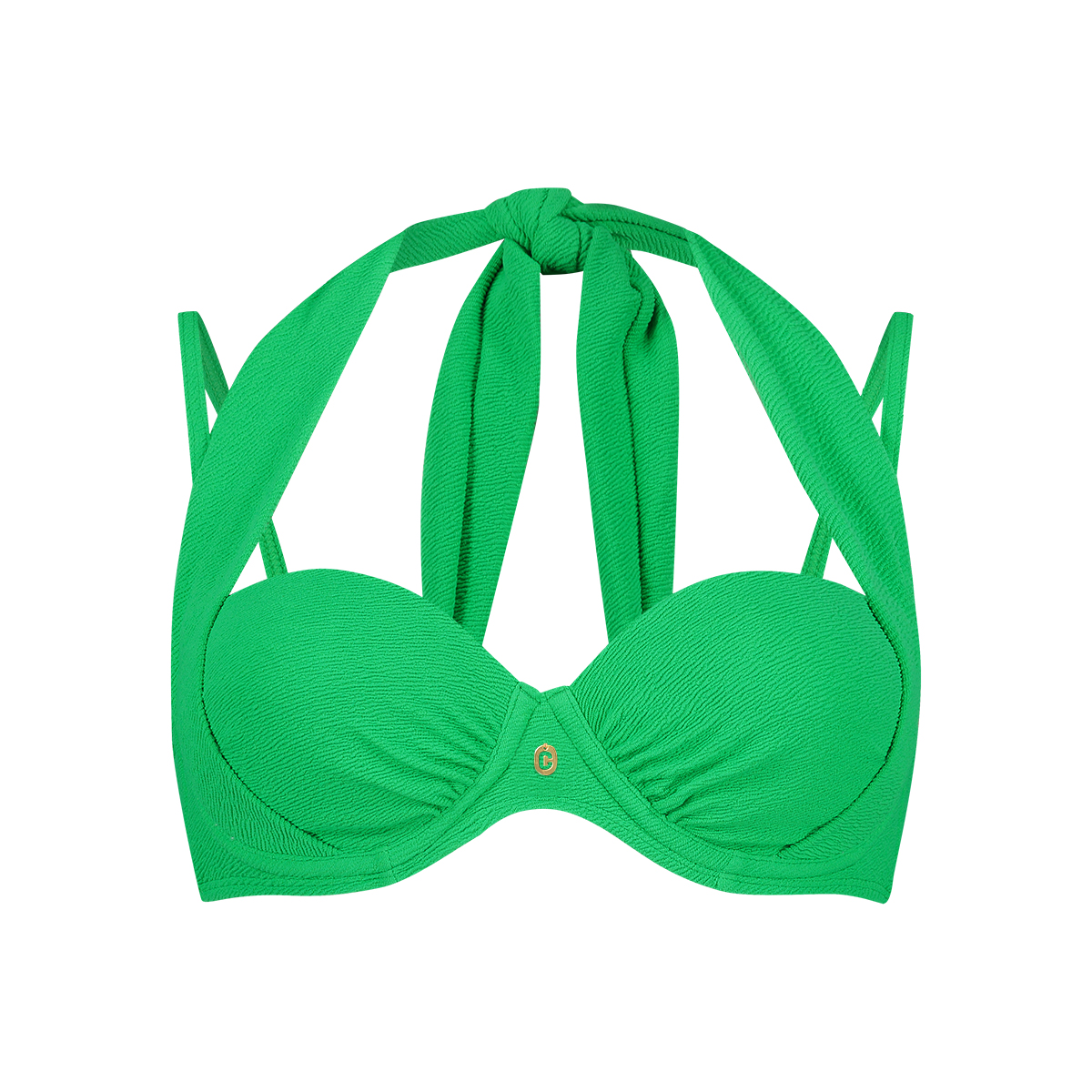 multiway bikini top bright green relief multiway bikini top bright green relief