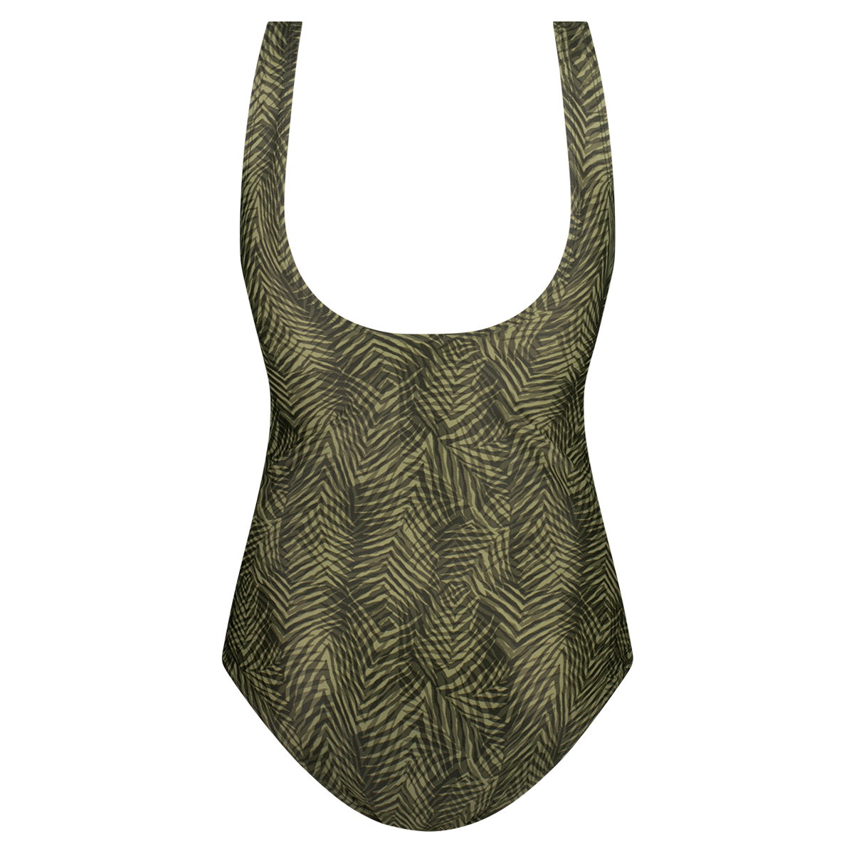 Badpak soft cup shape summer leaves grey 