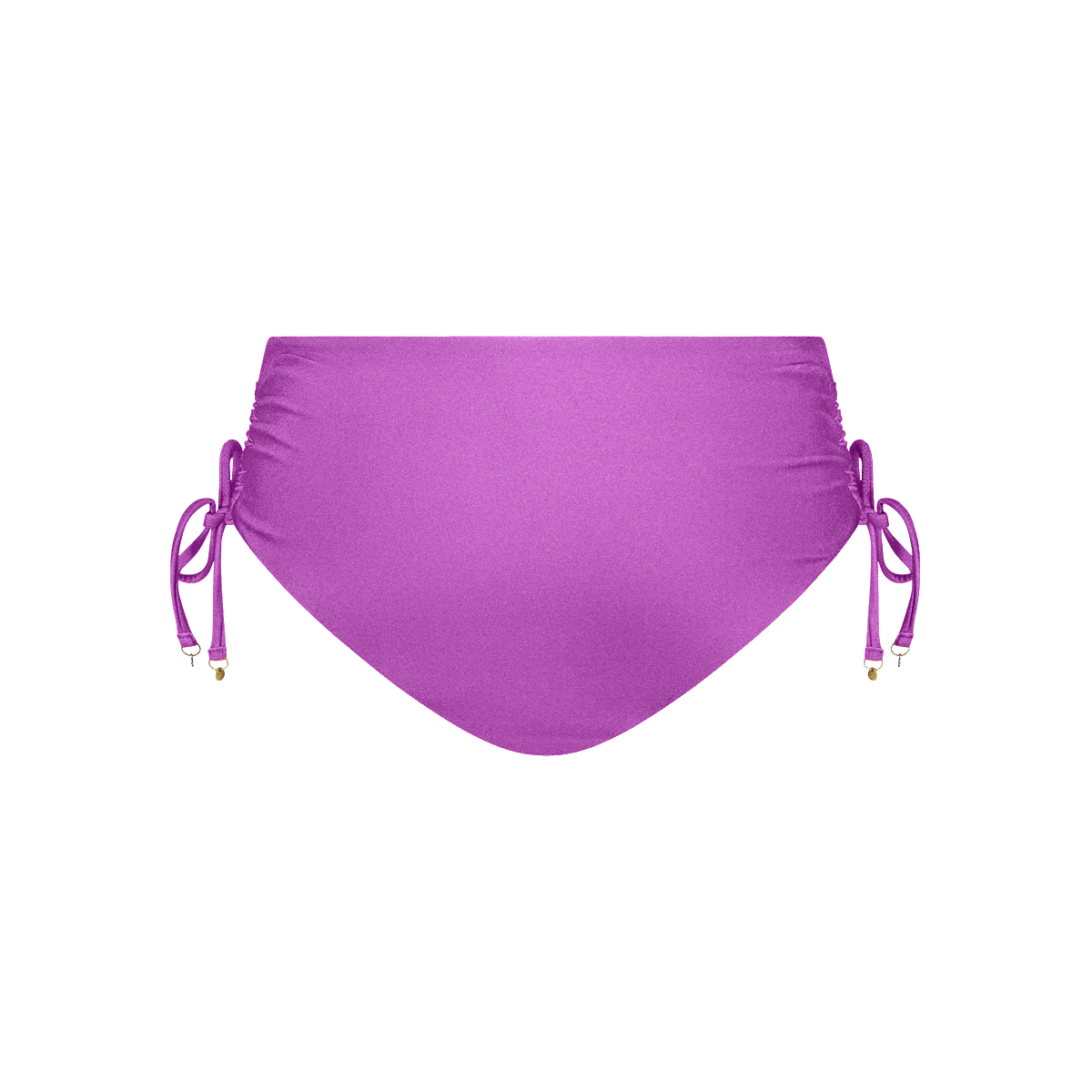 Bikini bottom midi bow shiny lilac