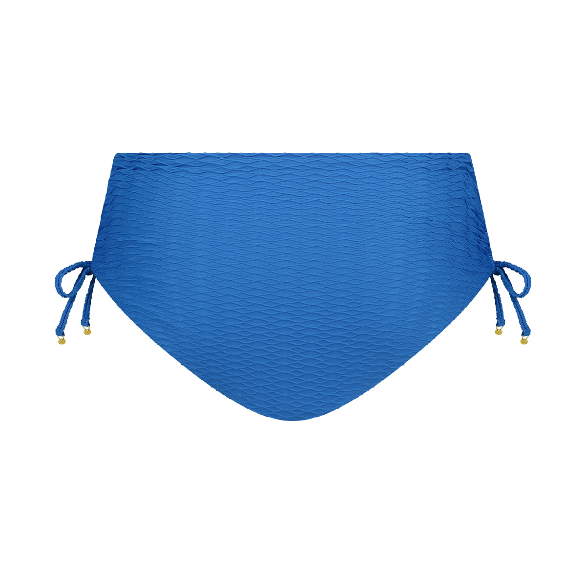 Bikini bottom midi bow blue snake