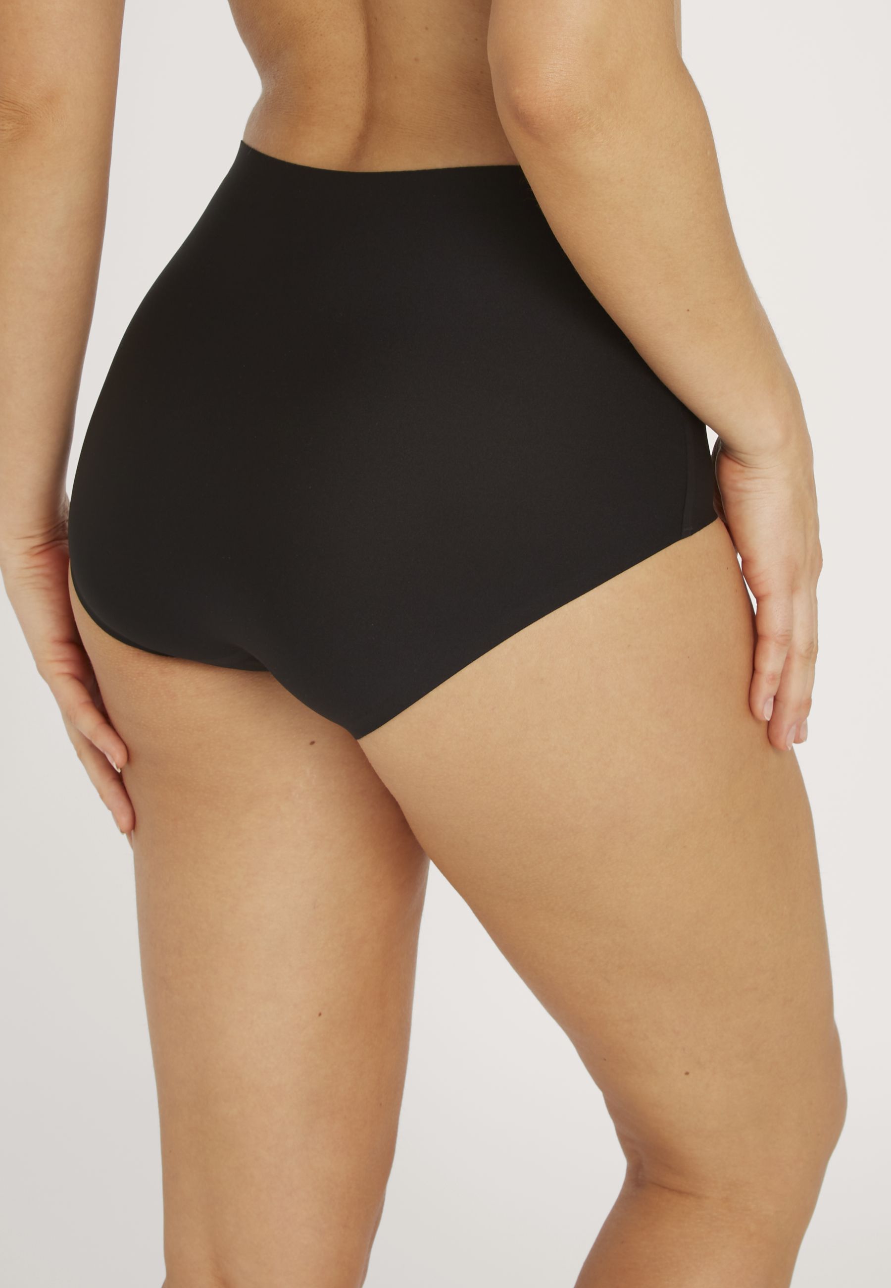high waist zwart