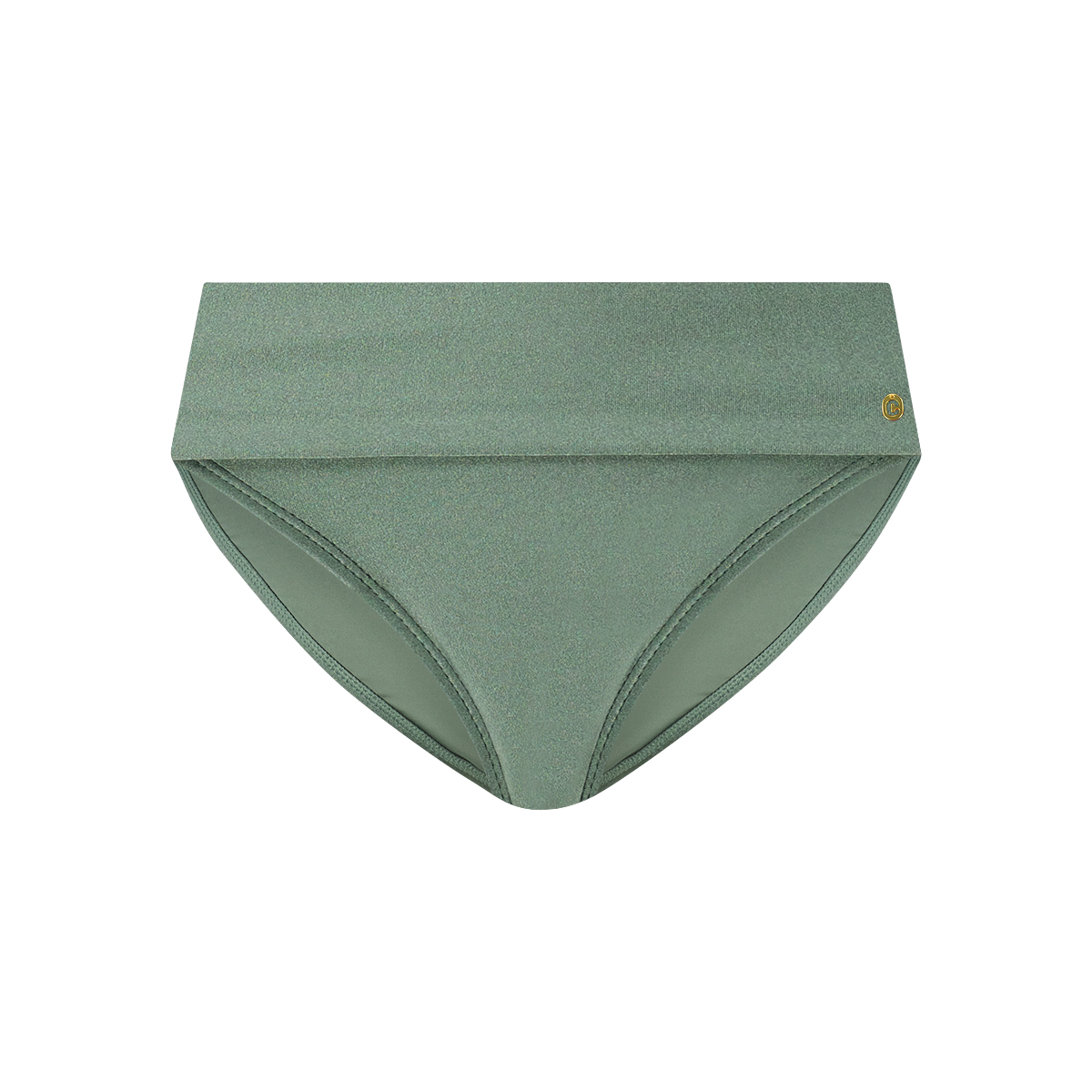 flipover bikini bottom green sparkle maat 38