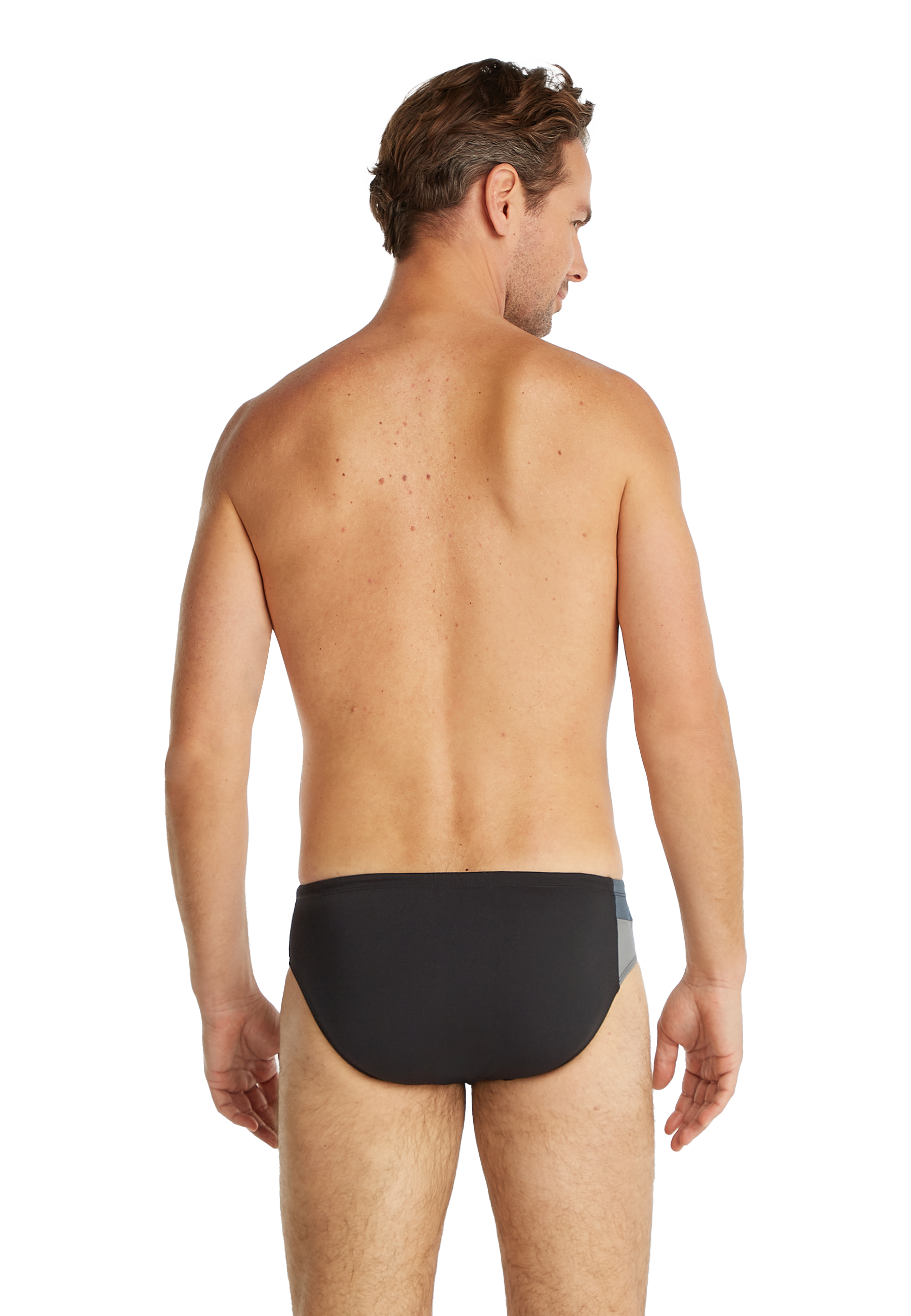 Swim brief nero / grey 
