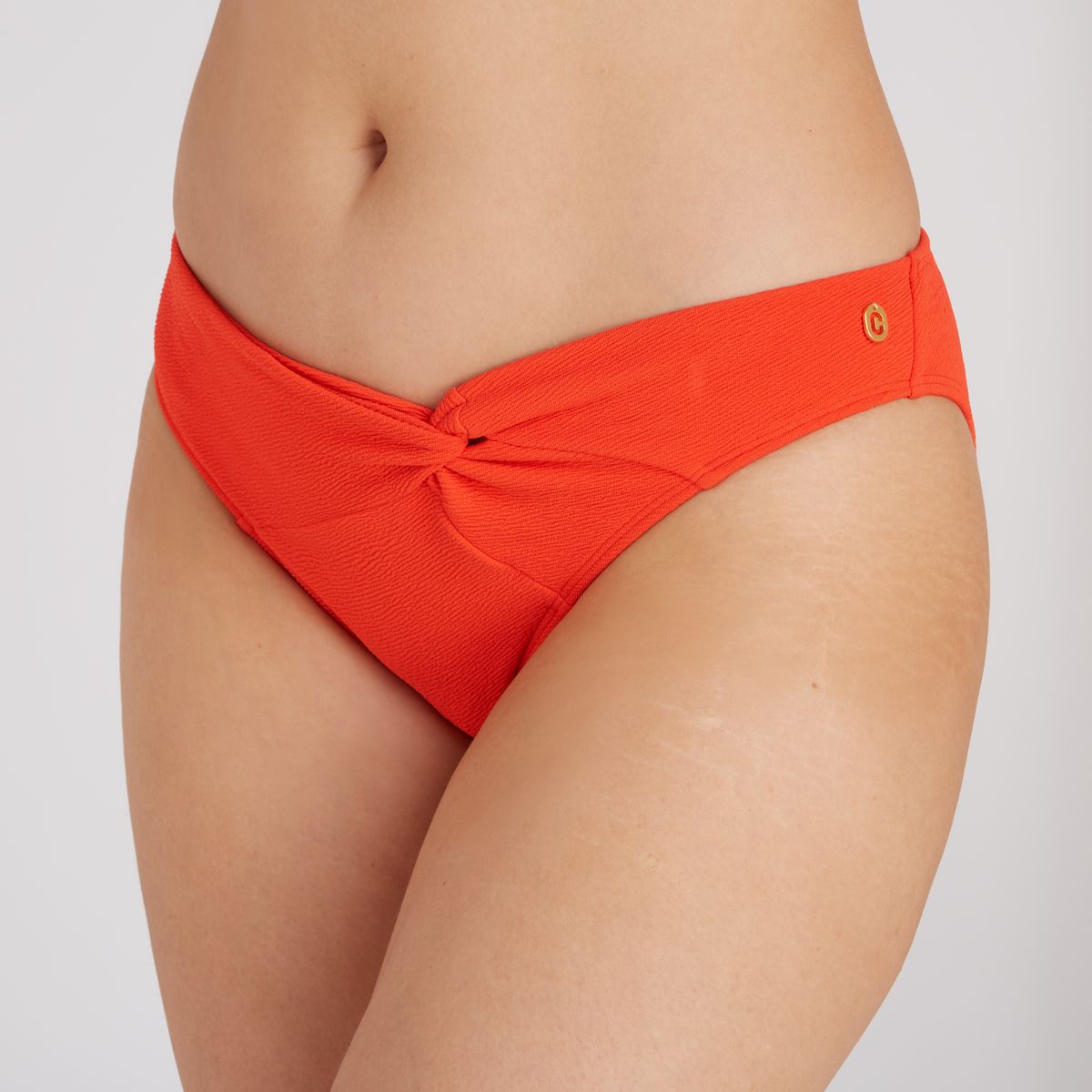 knot bikini bottom summer red relief