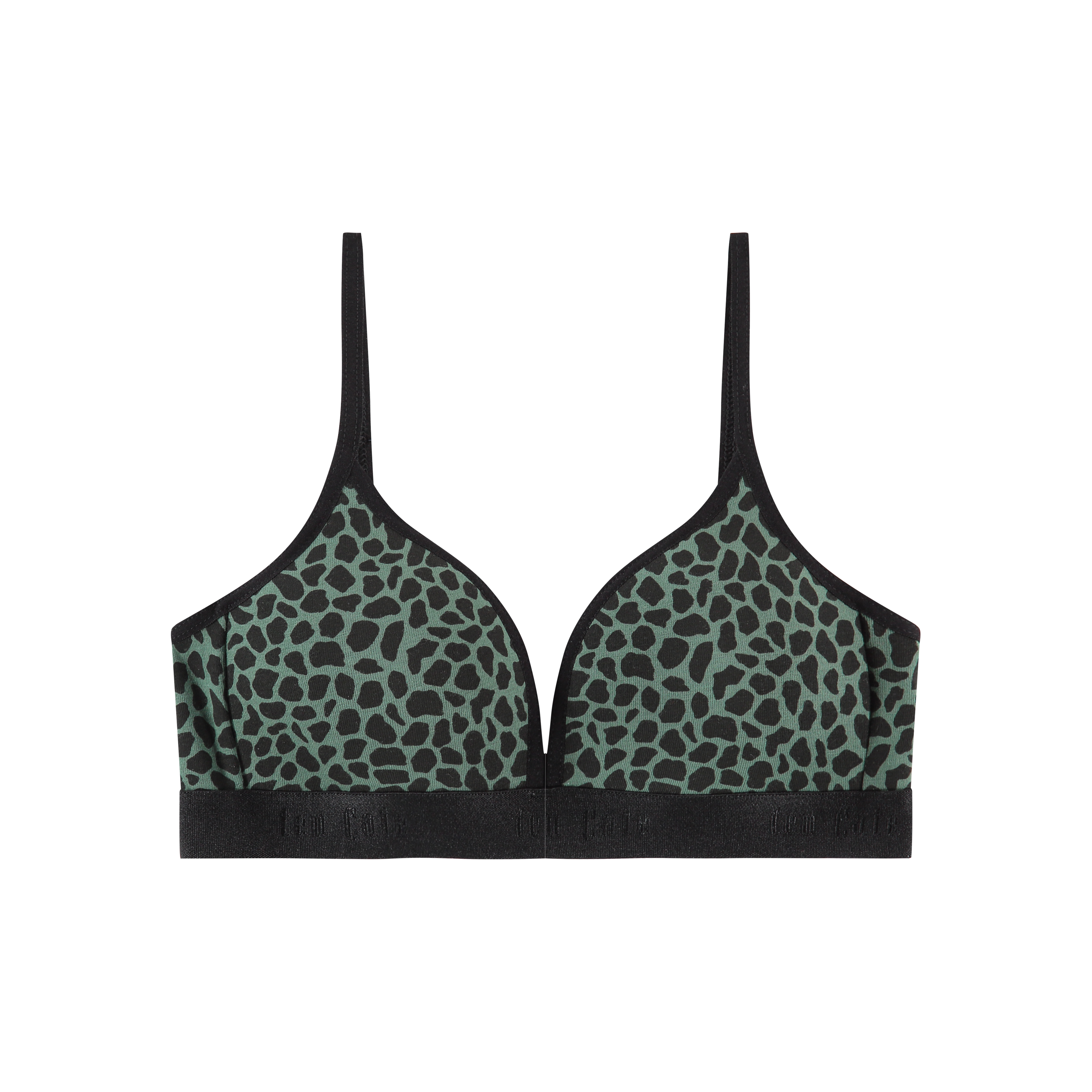 voorgevormde BH top giraffe green voorgevormde BH top giraffe green