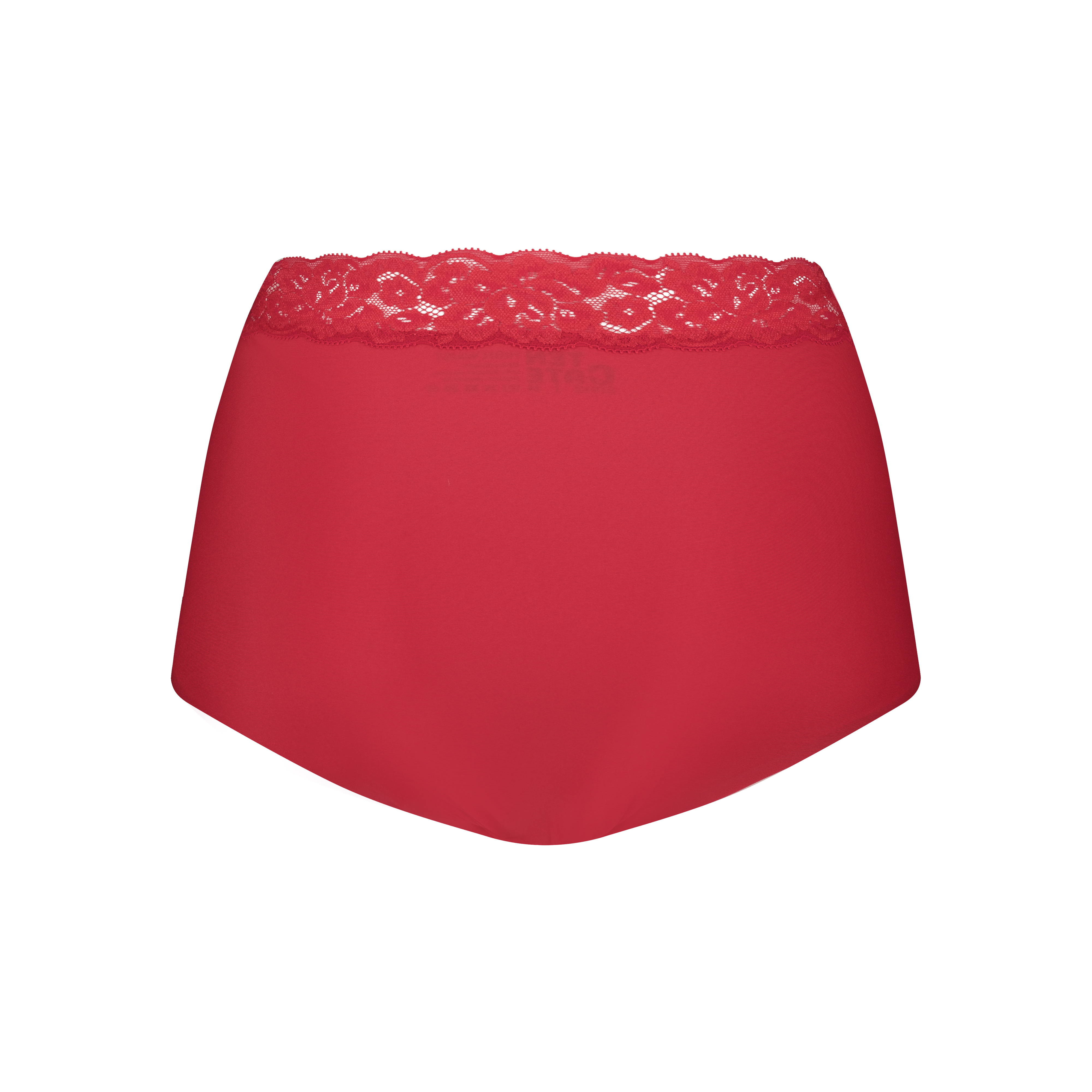 High waist met kant rood High waist met kant rood