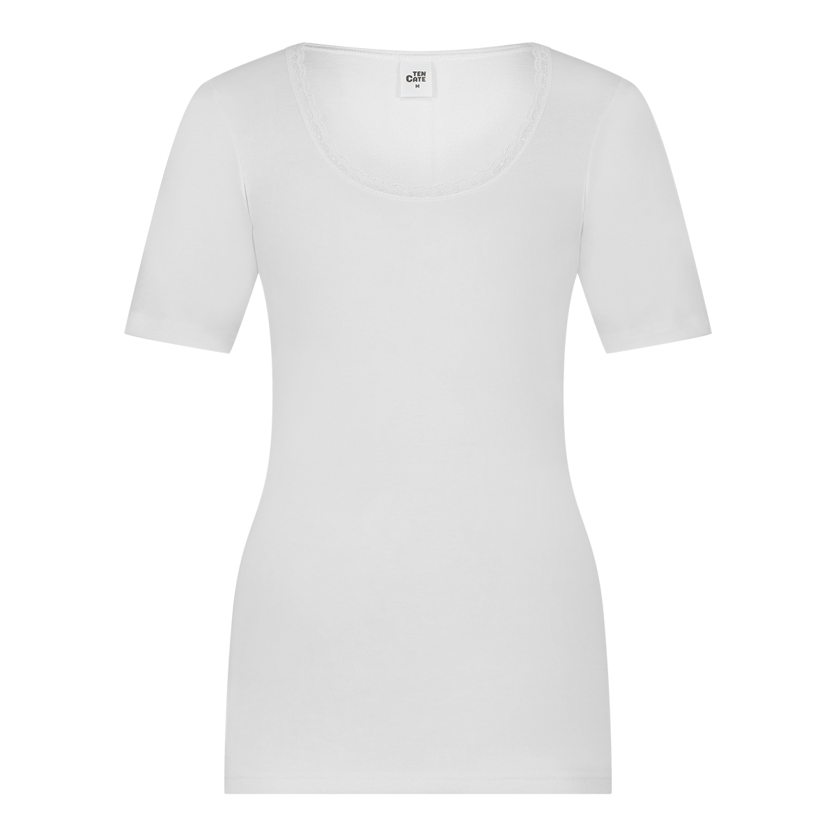 Thermo t-shirt lace snow white