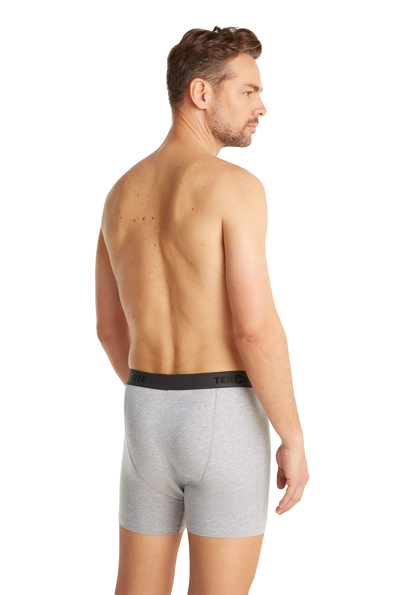 shorts met gulp grey melange 2 pack