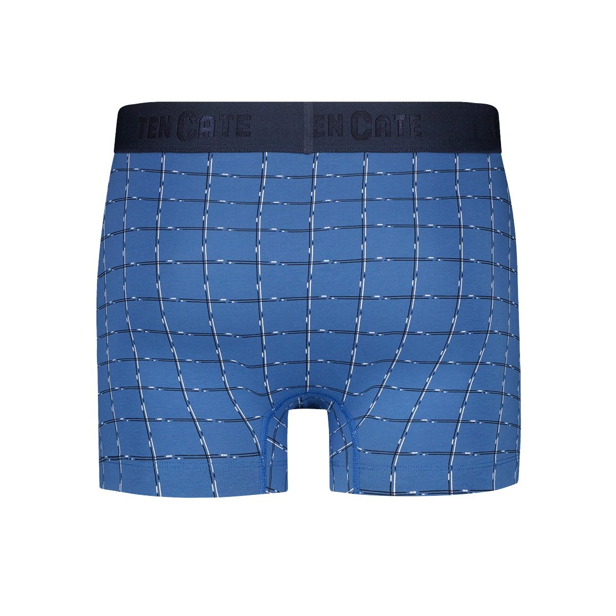 shorts check blue 2 pack