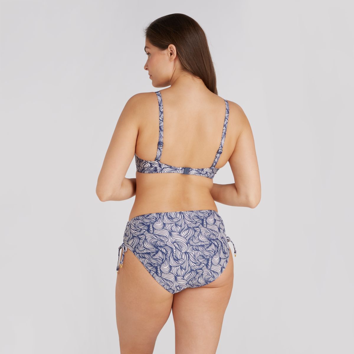 Bikini bottom midi bow abstract loops