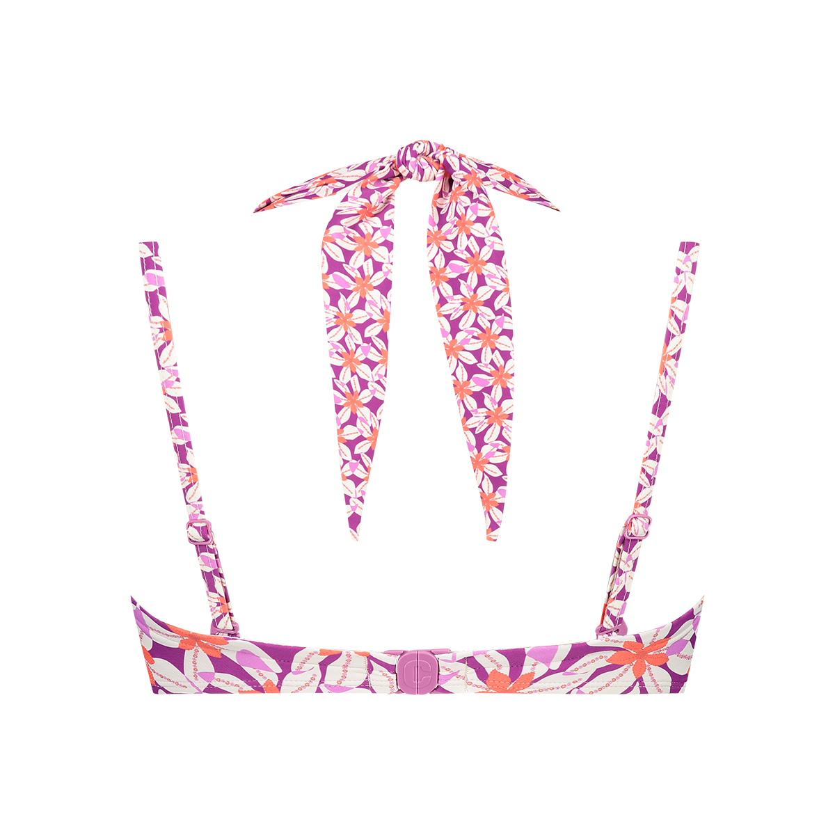 multiway bikini top summer flowers