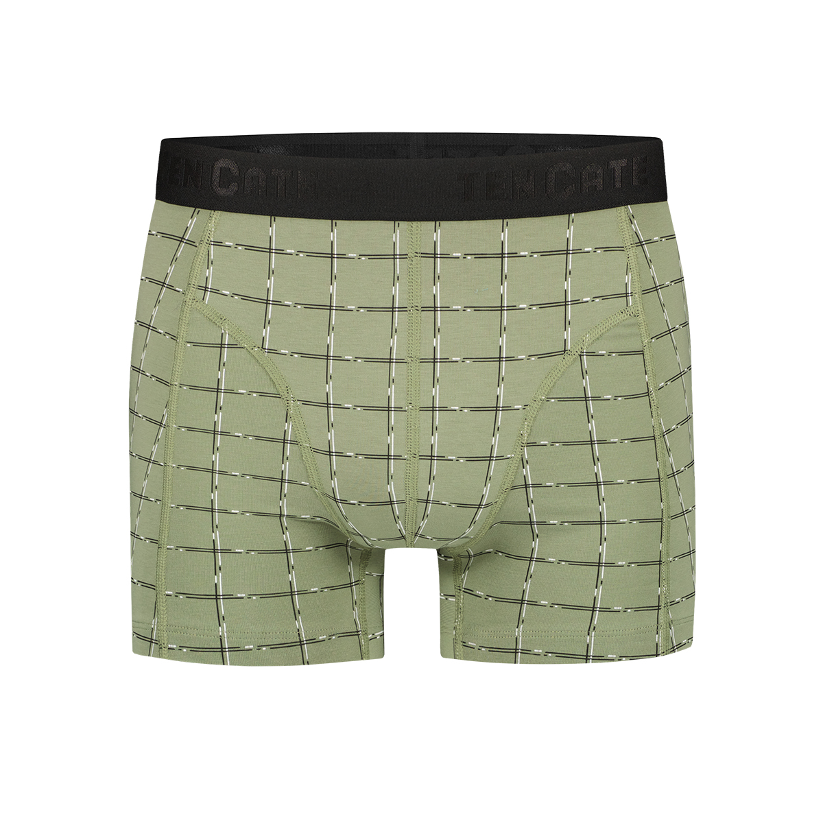 shorts check green 2 pack