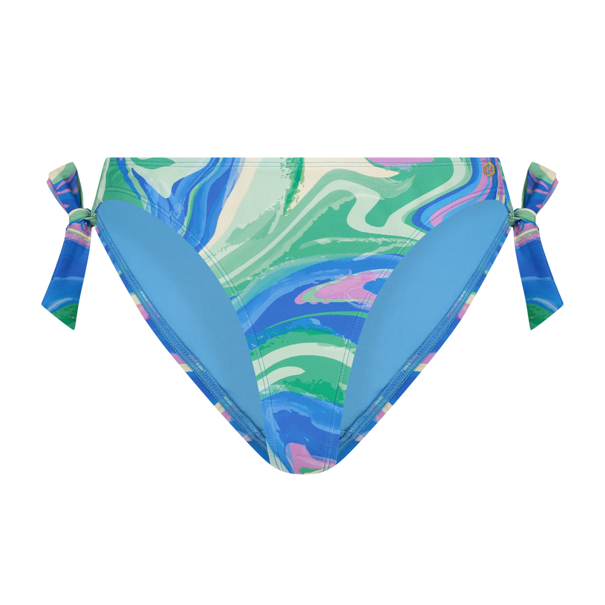 Bikini bottom bow swirl