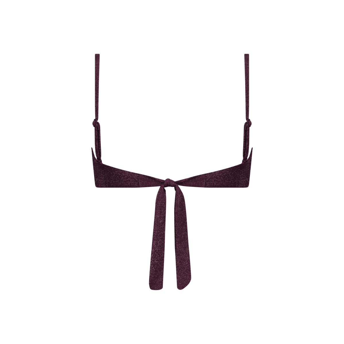 Bralette bikini wine red