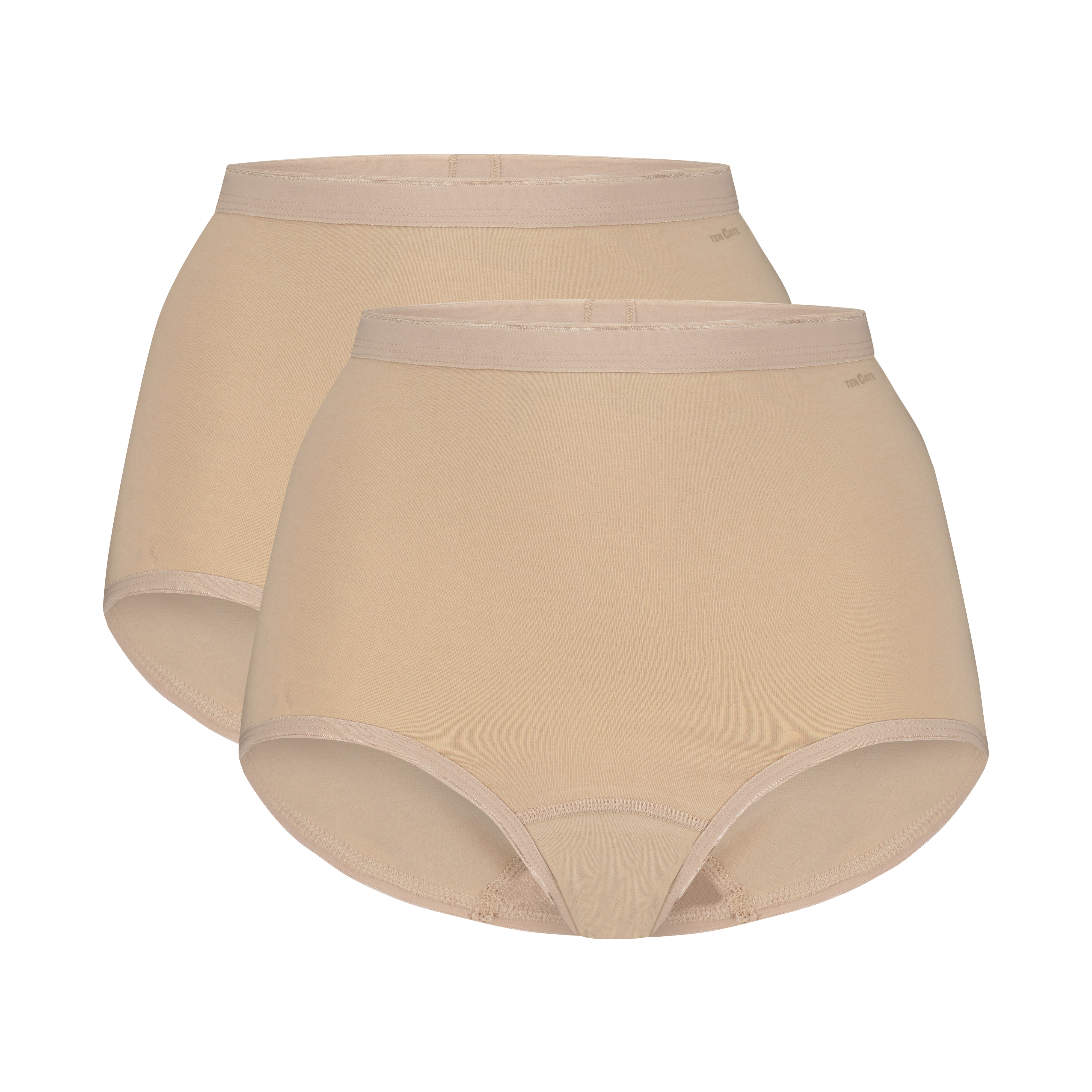 high waist beige 2 pack