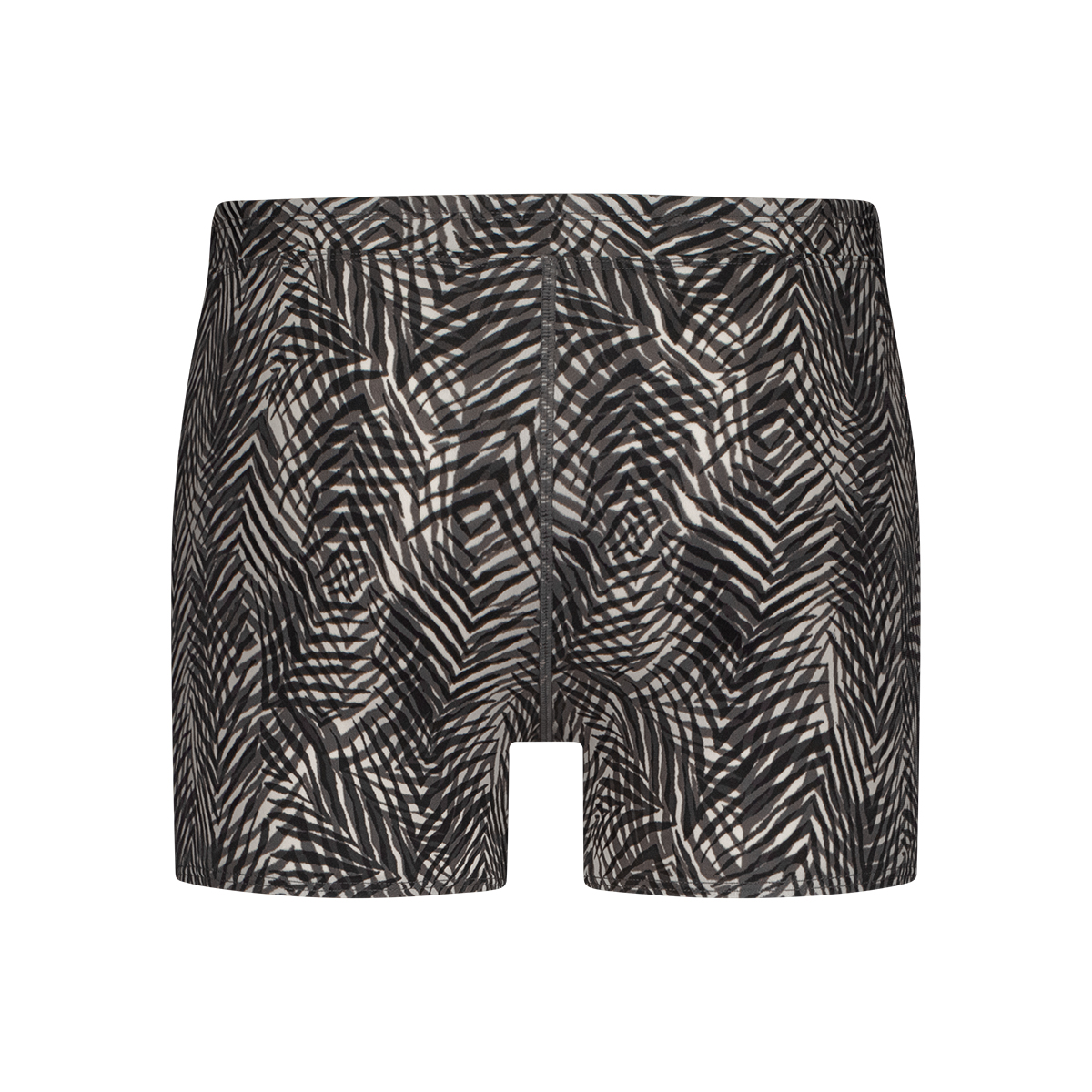 Swimshort summer leaves grey 