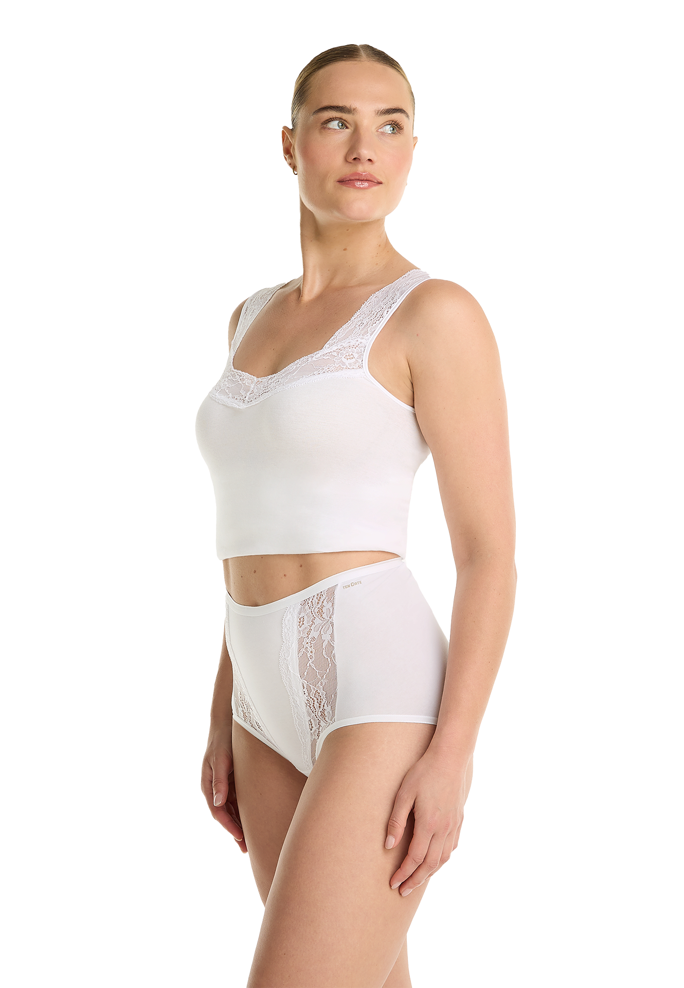 high waist met kant zwart high waist met kant zwart