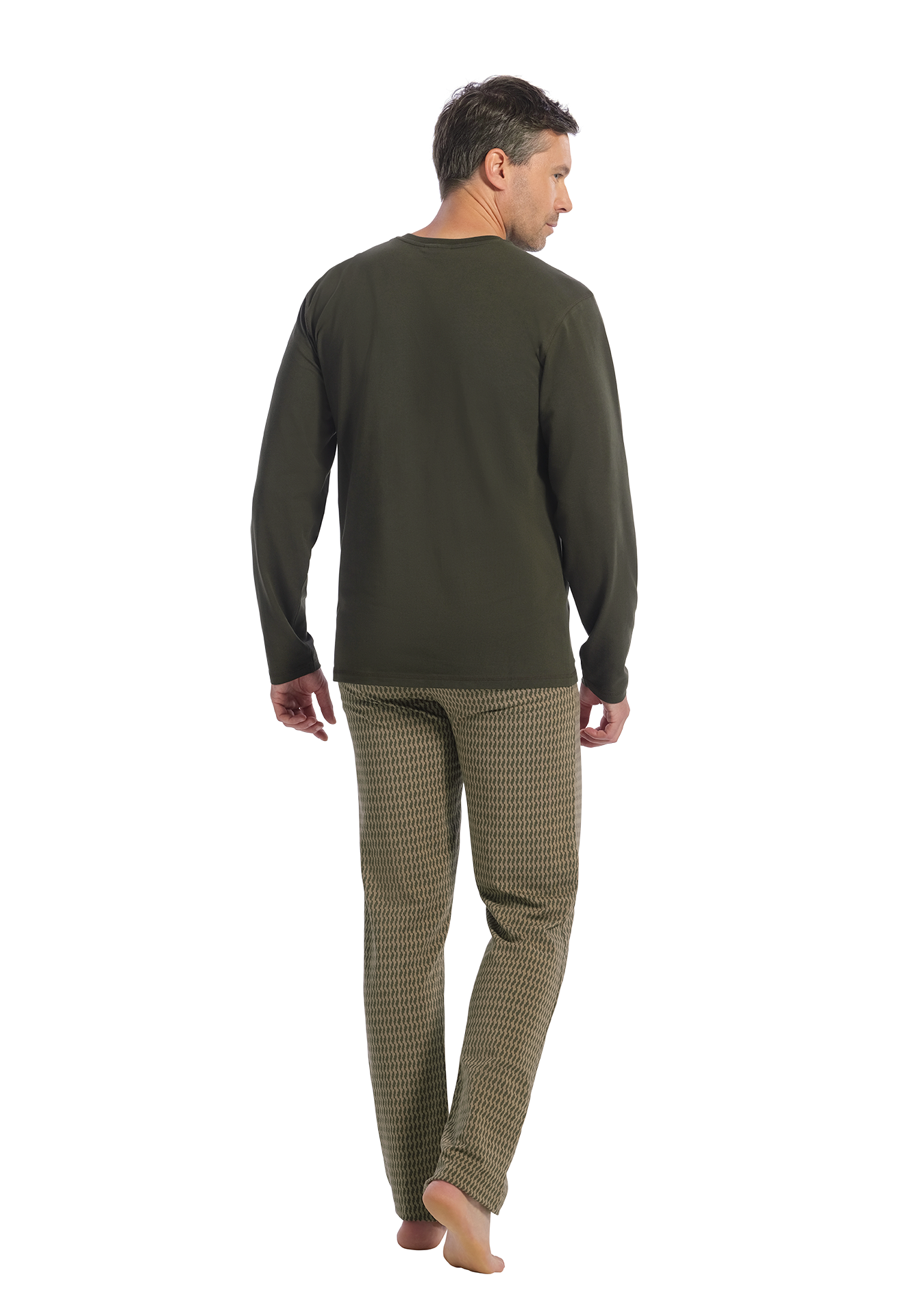 Pyjama set green graphic 