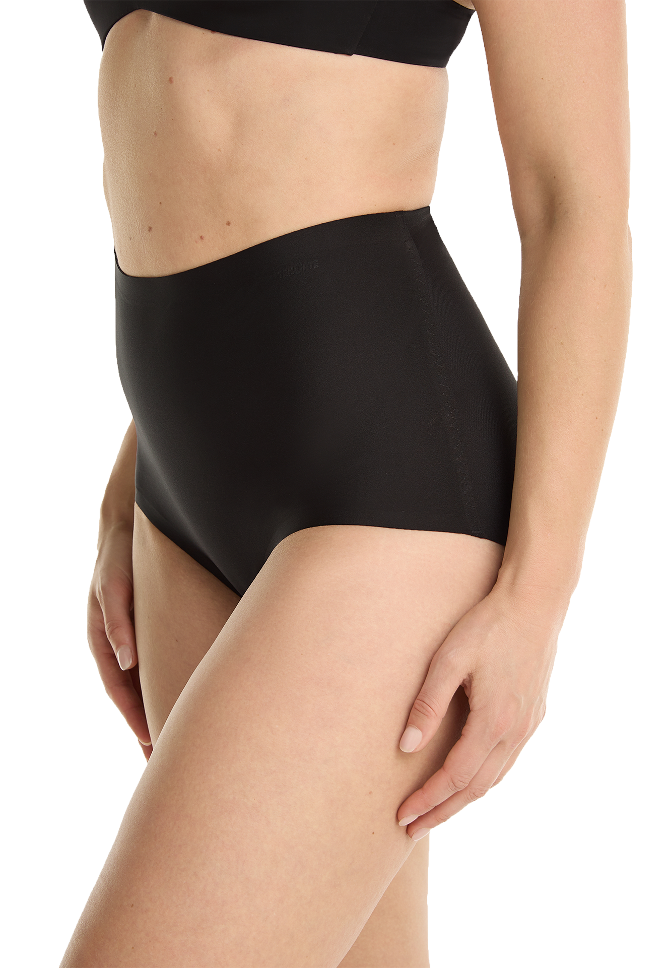 High waist shape zwart