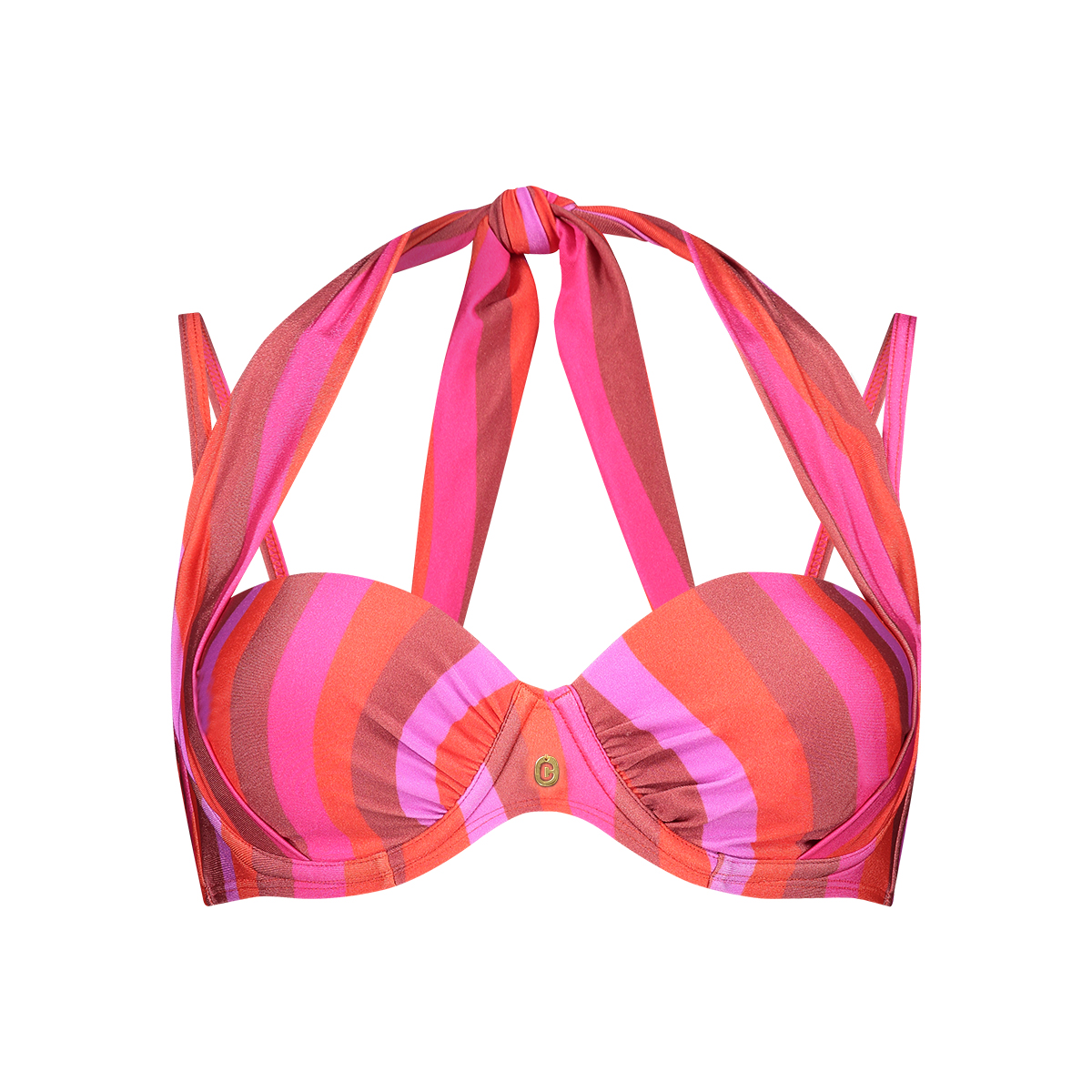 multiway bikini top shiny wave